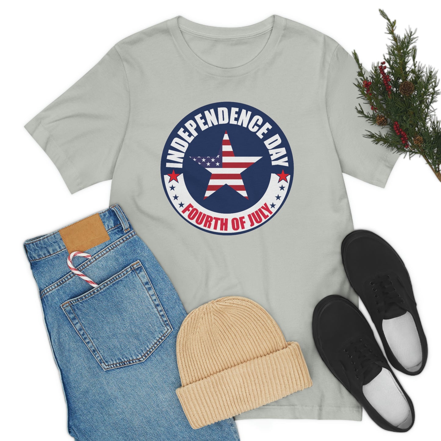 Independence Day Happy 4th of July Unisex Jersey Short Sleeve Tee