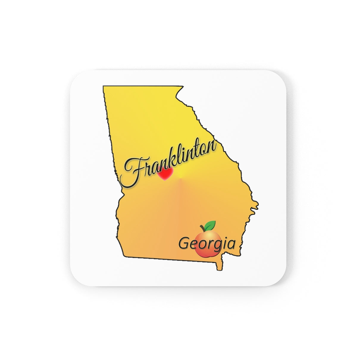 Franklinton Georgia Corkwood Coaster Set