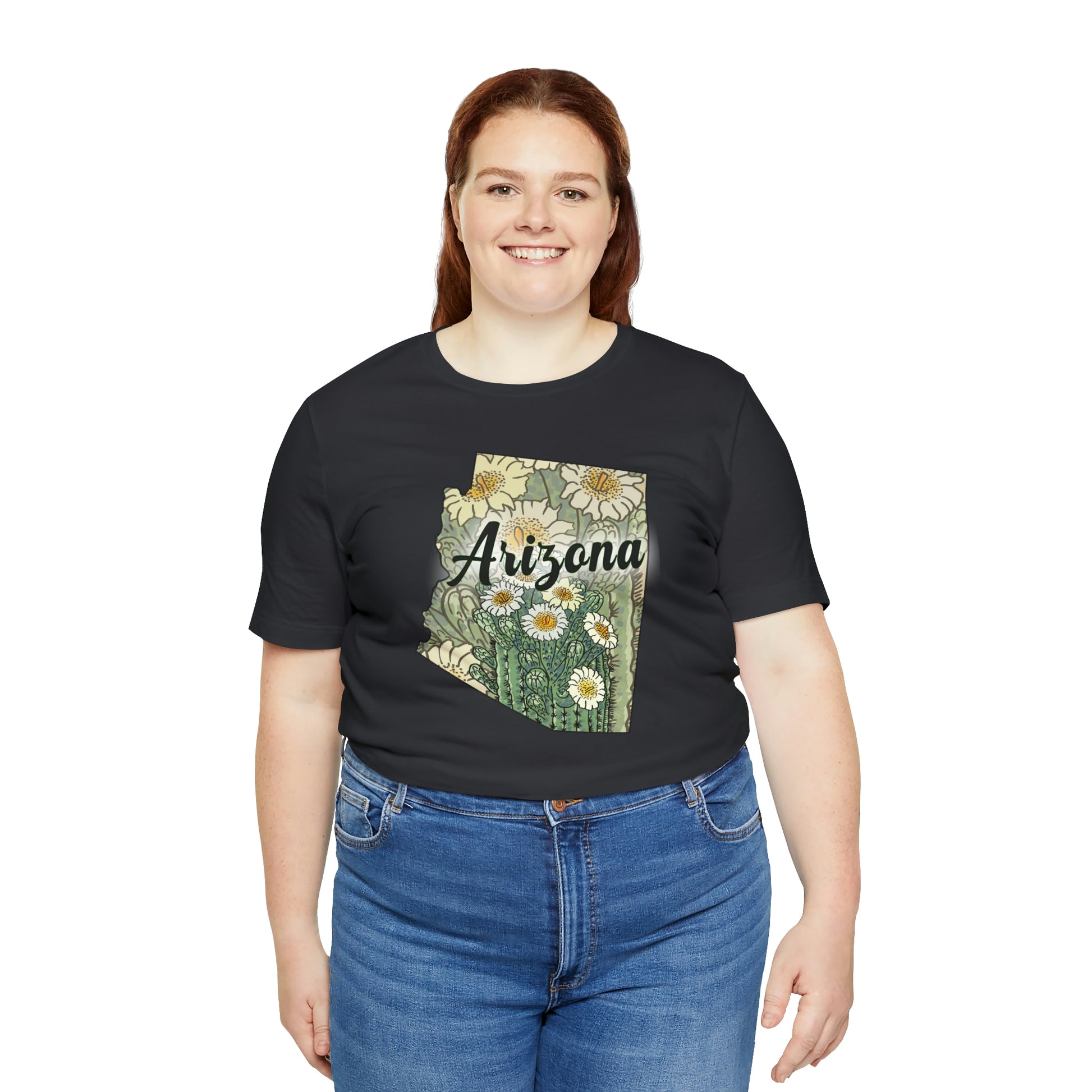 Arizona State Flower Short Sleeve T-shirt