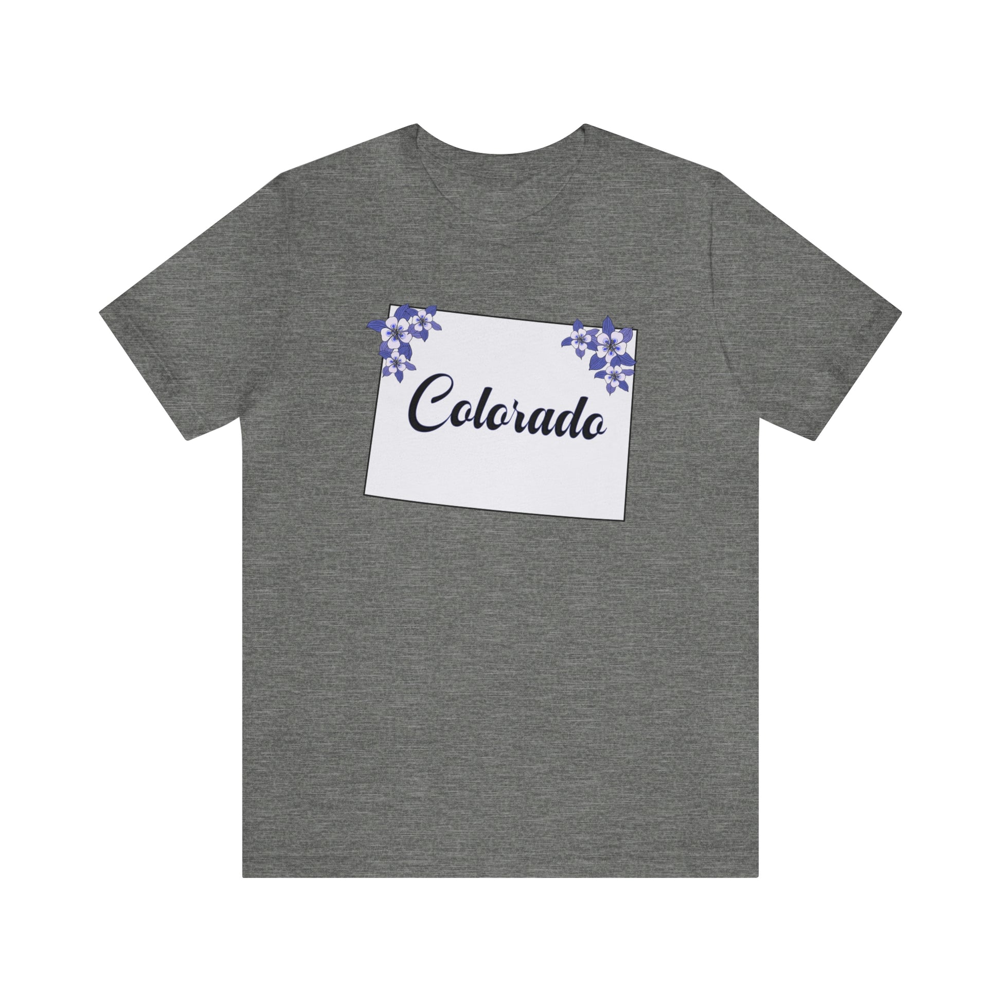 Colorado State Flower Short Sleeve T-shirt