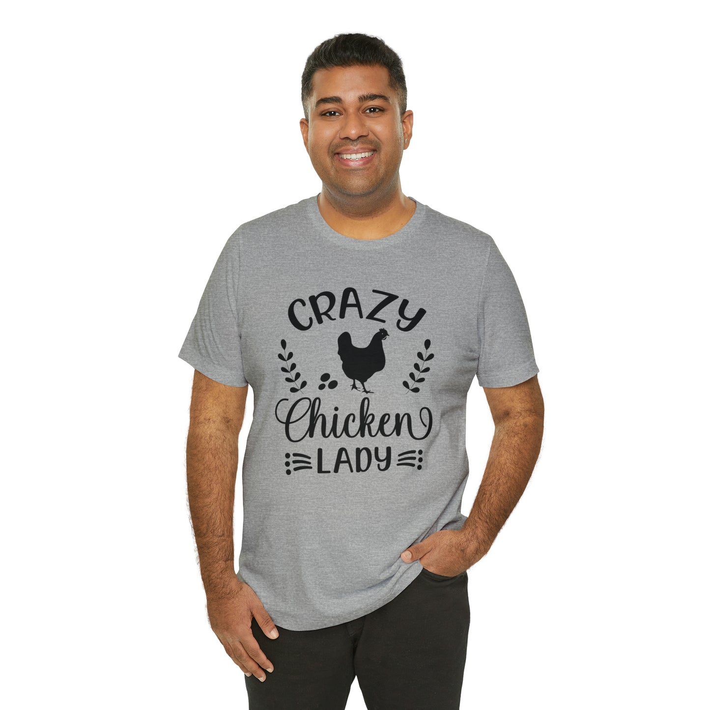 Crazy Chicken Lady Short Sleeve T-shirt