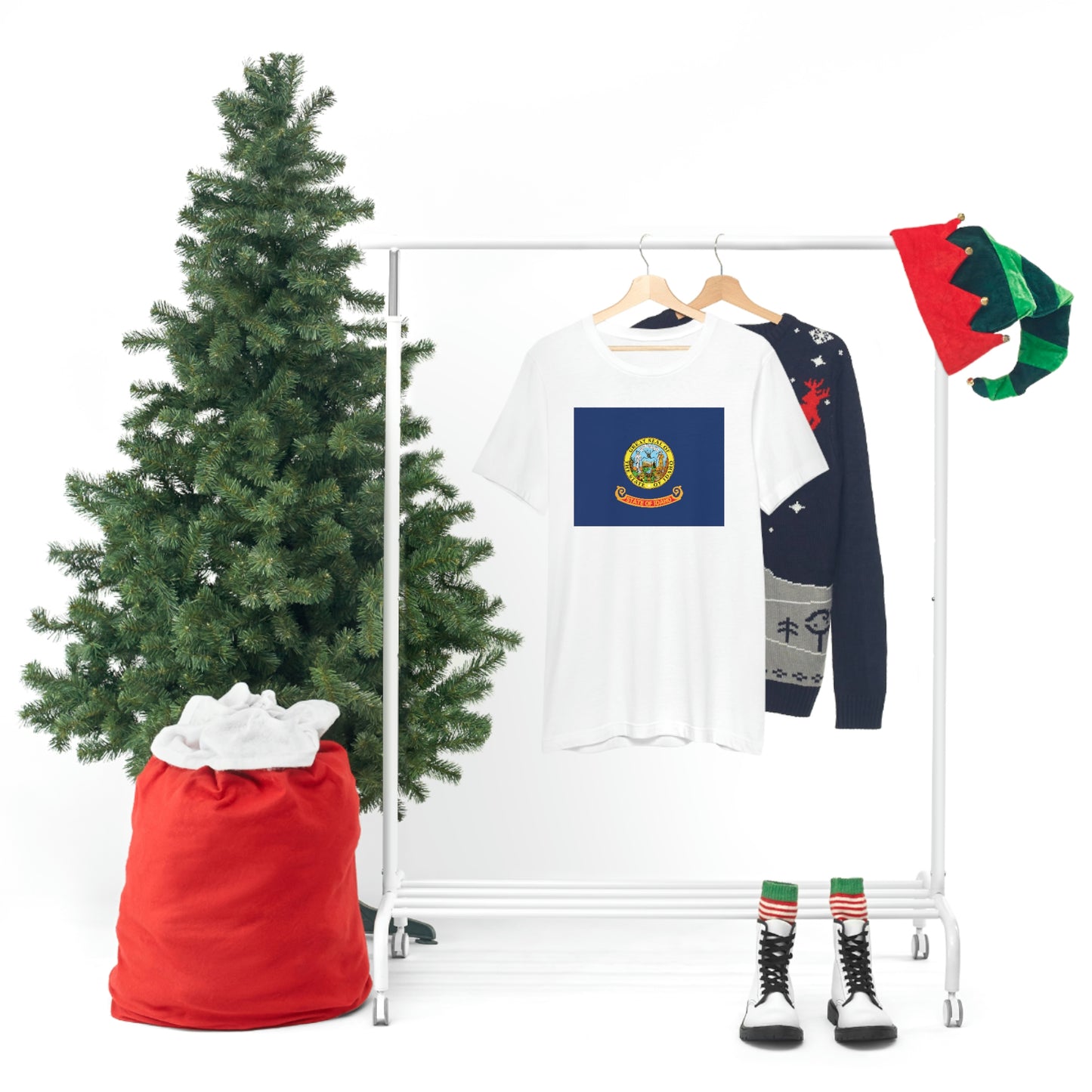 Idaho Flag Unisex Jersey Short Sleeve Tee Tshirt T-shirt