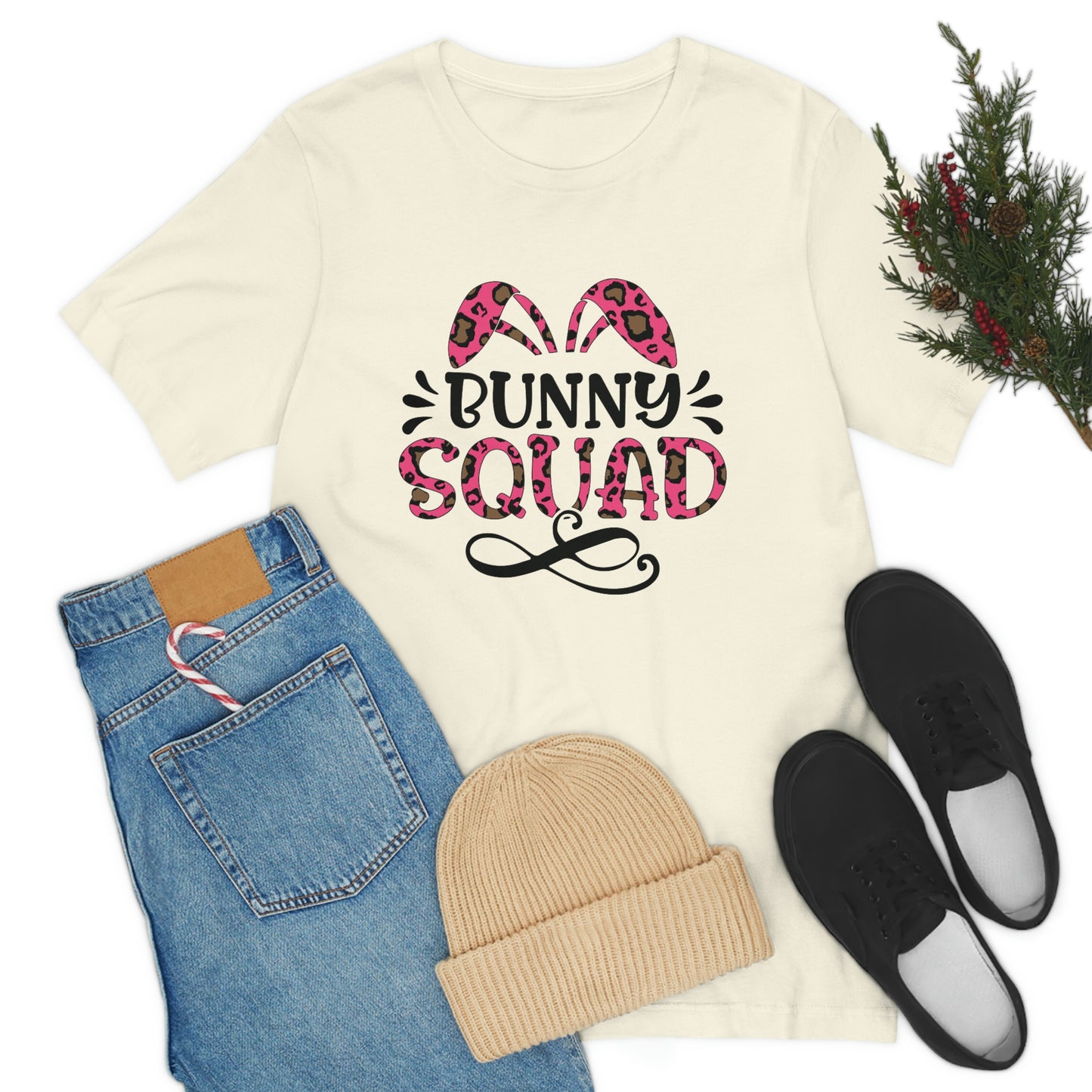 Bunny Squad Spring Easter Unisex Jersey Short Sleeve Tee