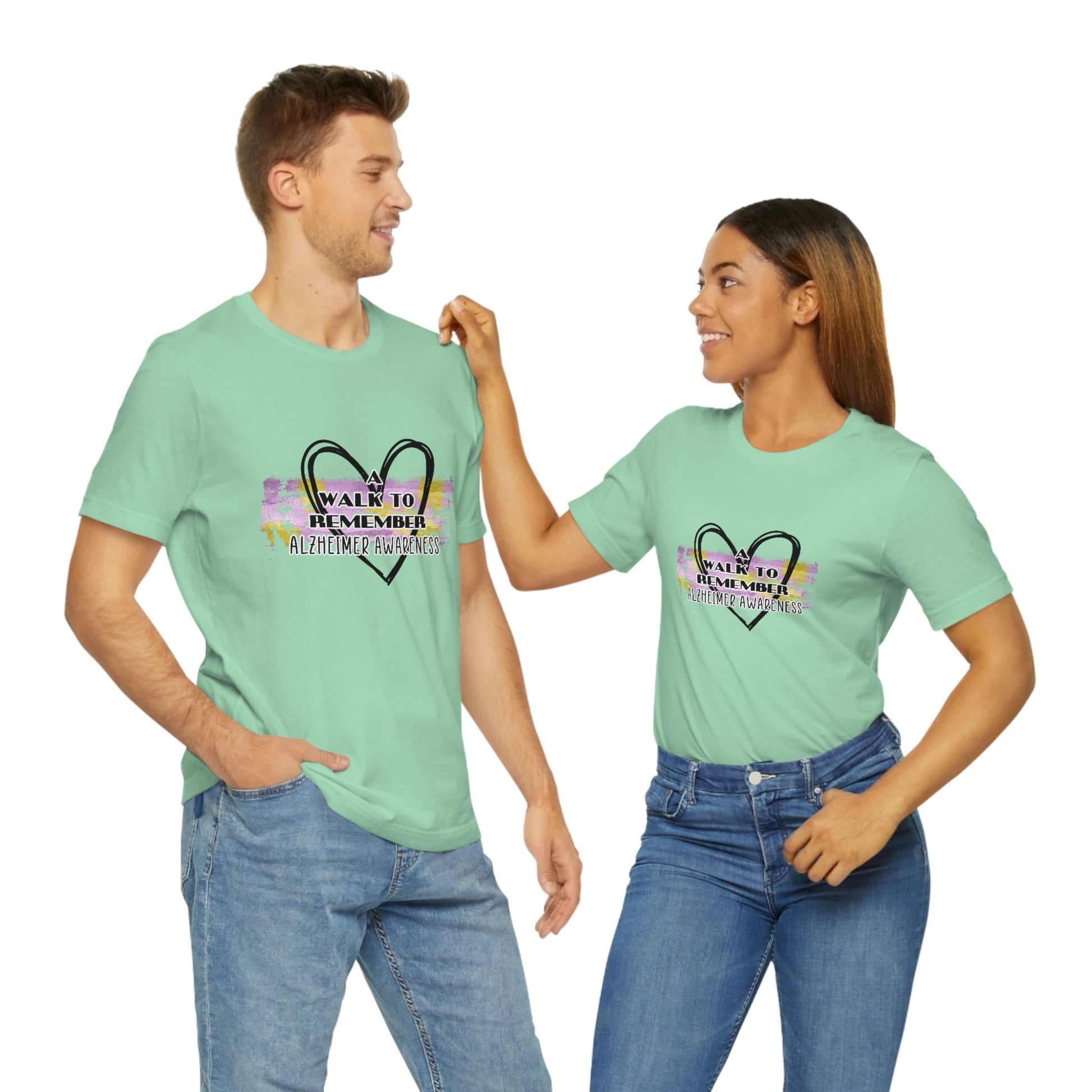 A Walk to Remember Alzheimer Awareness Unisex Jersey Short Sleeve Tee Tshirt T-shirt