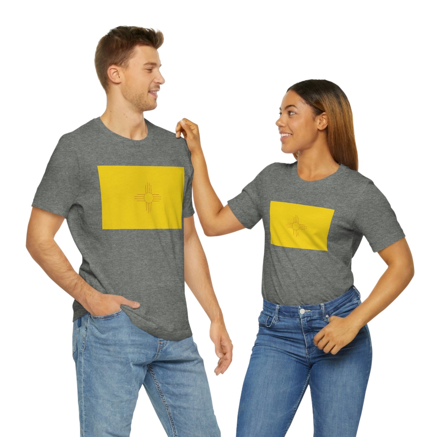 New Mexico Flag Unisex Jersey Short Sleeve Tee Tshirt T-shirt