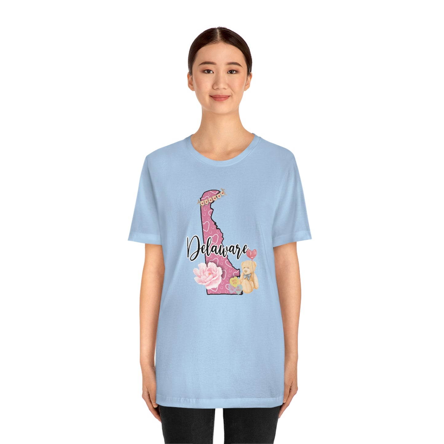 Delaware Valentine Short Sleeve  T-shirt