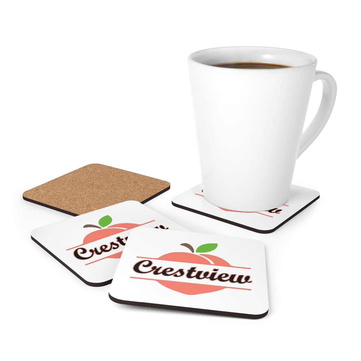 Crestview Georgia Corkwood Coaster Set