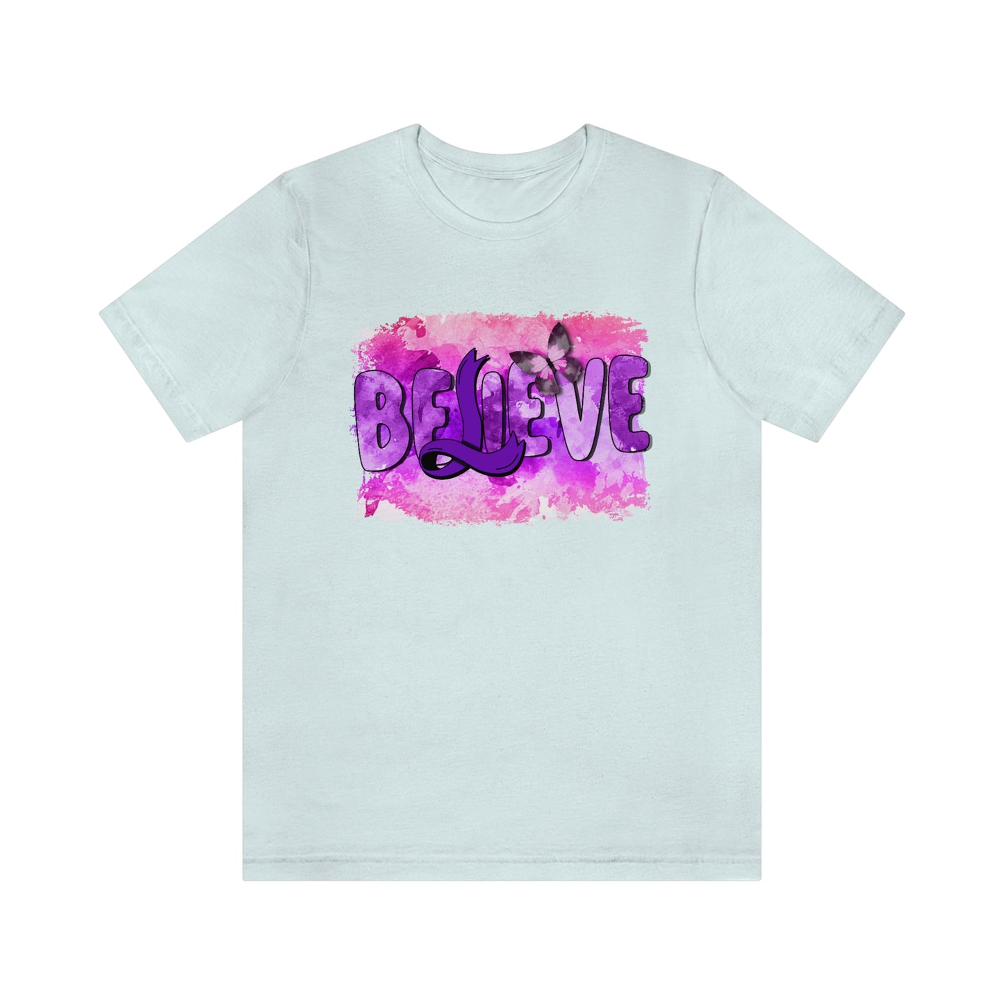 Believe Print Unisex Jersey Short Sleeve Tee