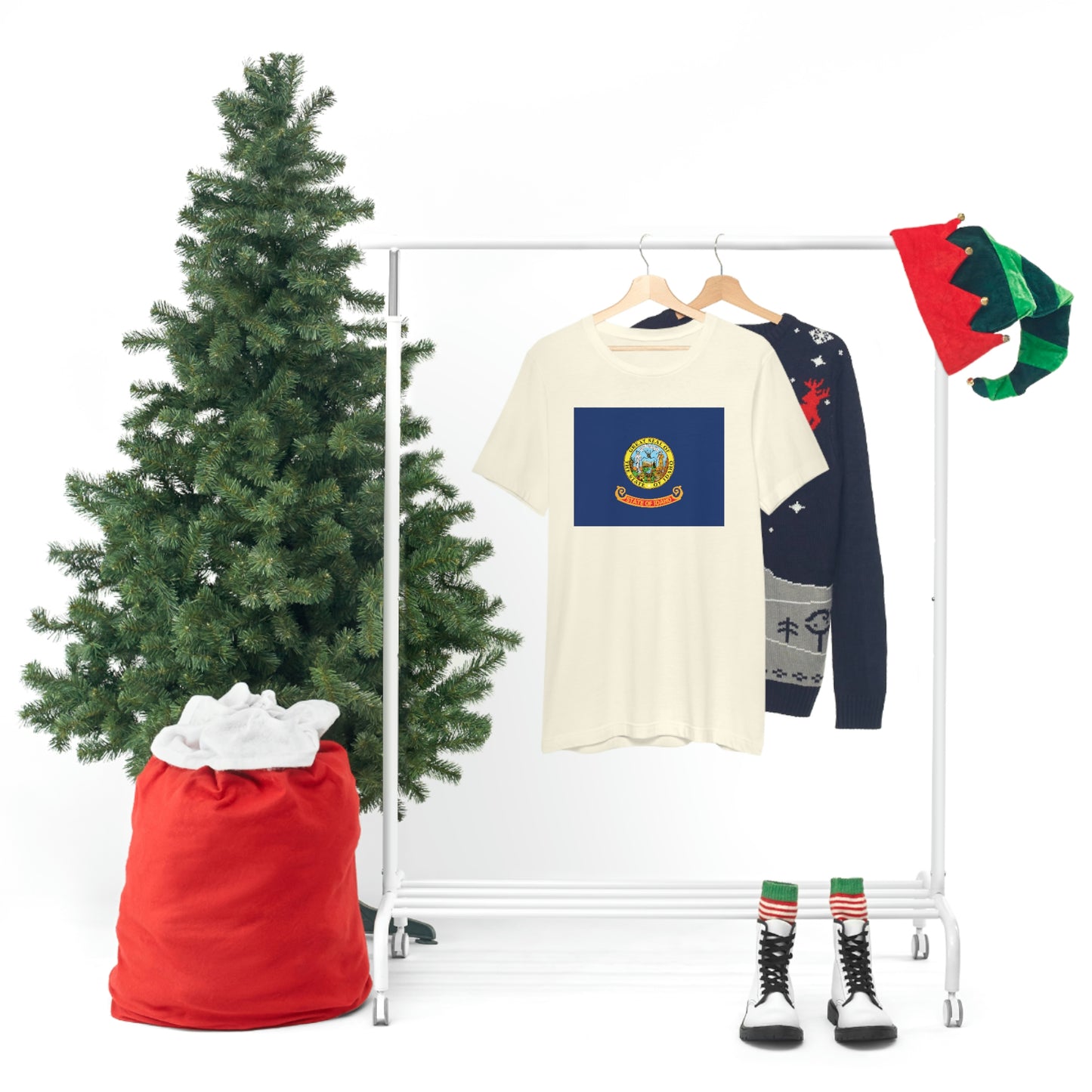 Idaho Flag Unisex Jersey Short Sleeve Tee Tshirt T-shirt