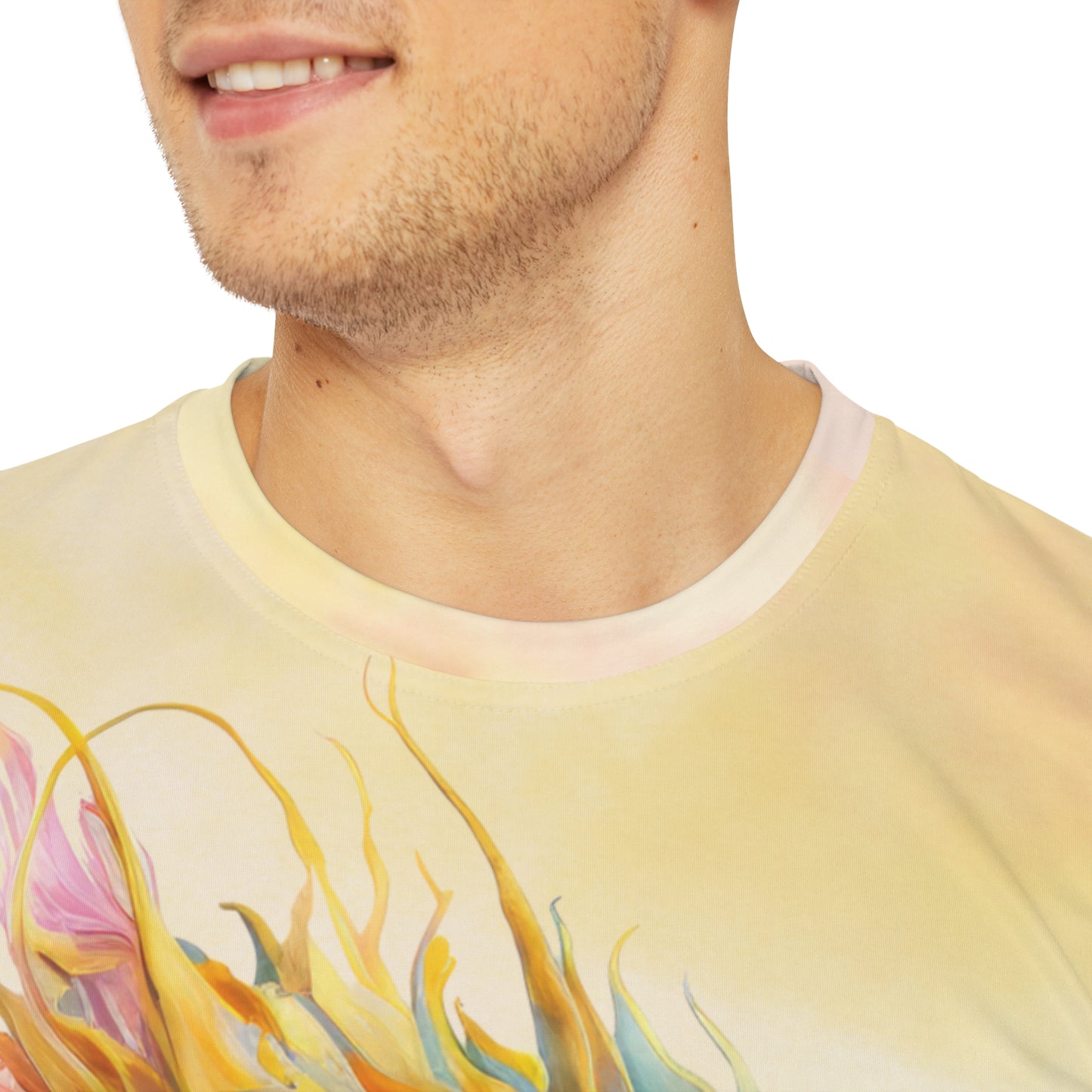 Dragon on Watercolor Background T-shirt