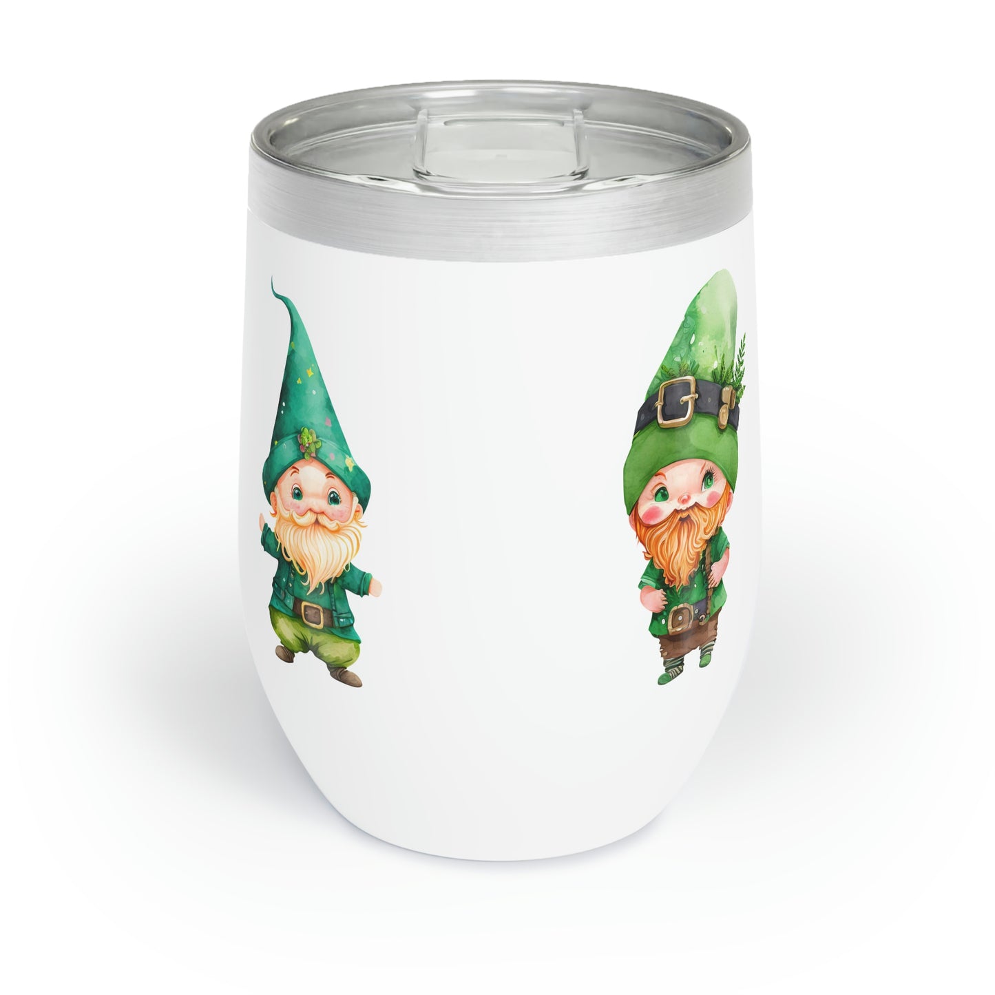 Gnomes St. Patrick's Day Chill Wine Tumbler