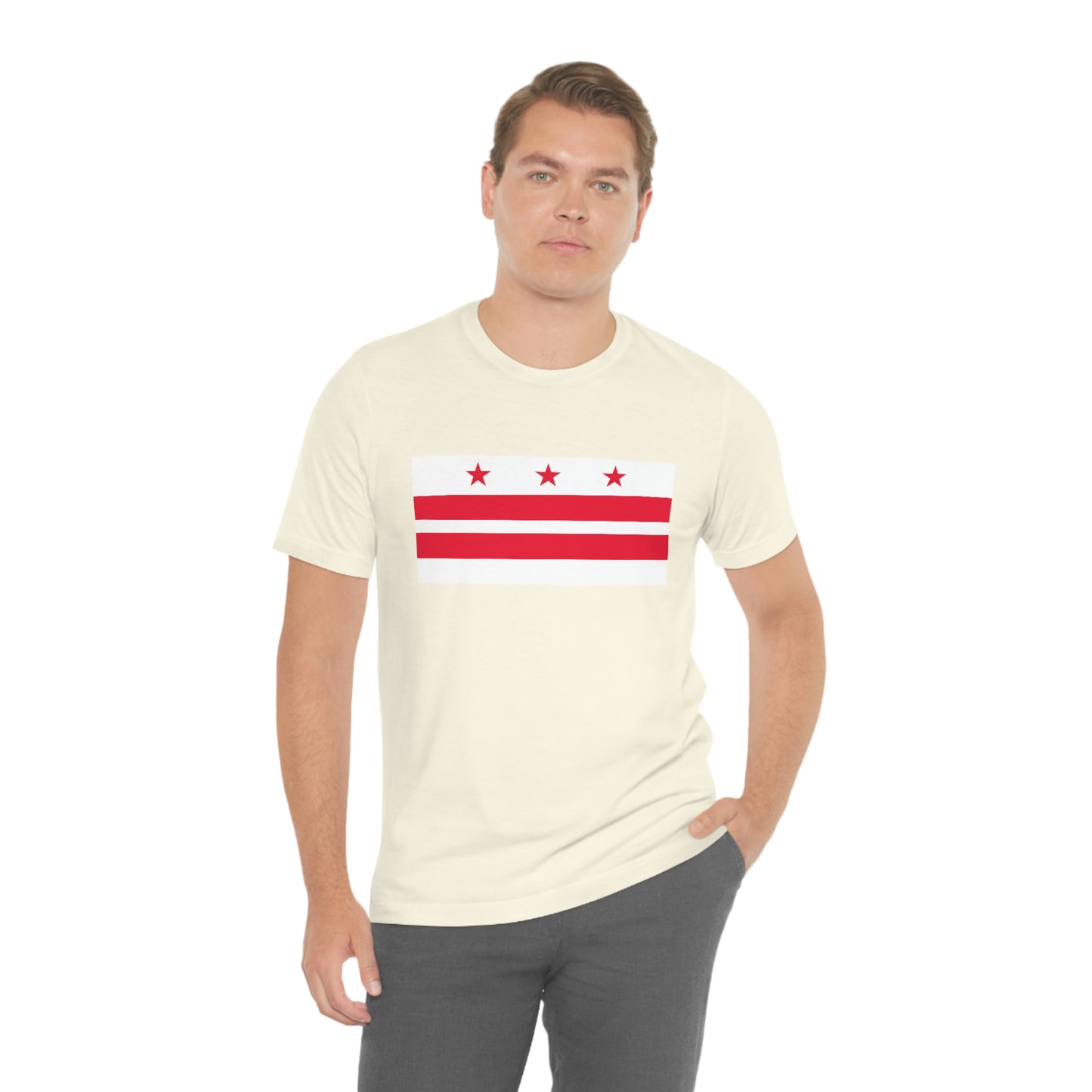 Washington DC Flag Unisex Jersey Short Sleeve Tee Tshirt T-shirt