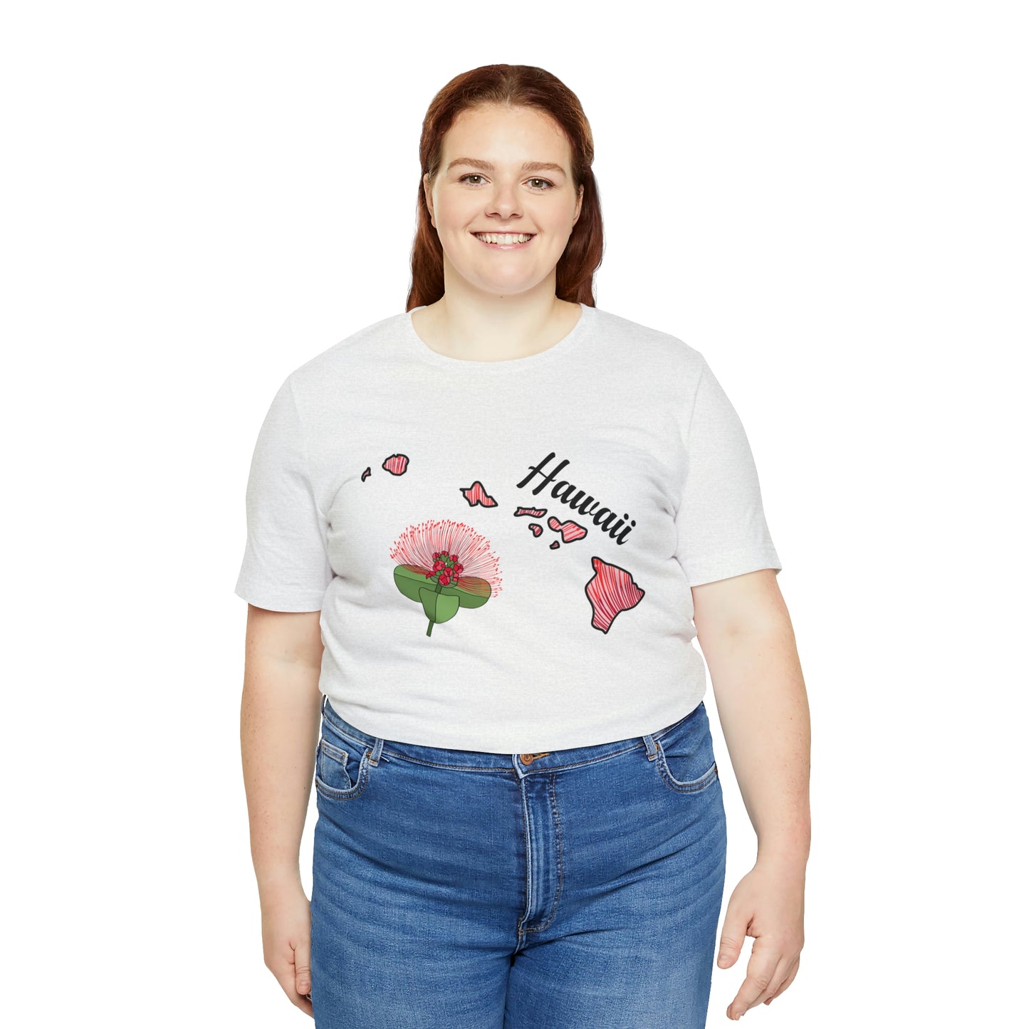 Hawaii State Flower Short Sleeve T-shirt