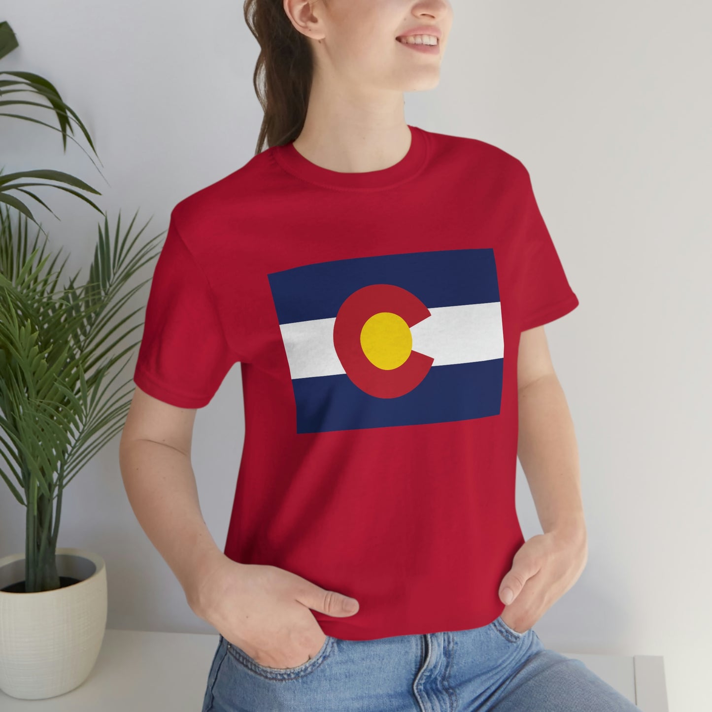 Colorado Flag Unisex Jersey Short Sleeve Tee Tshirt T-shirt