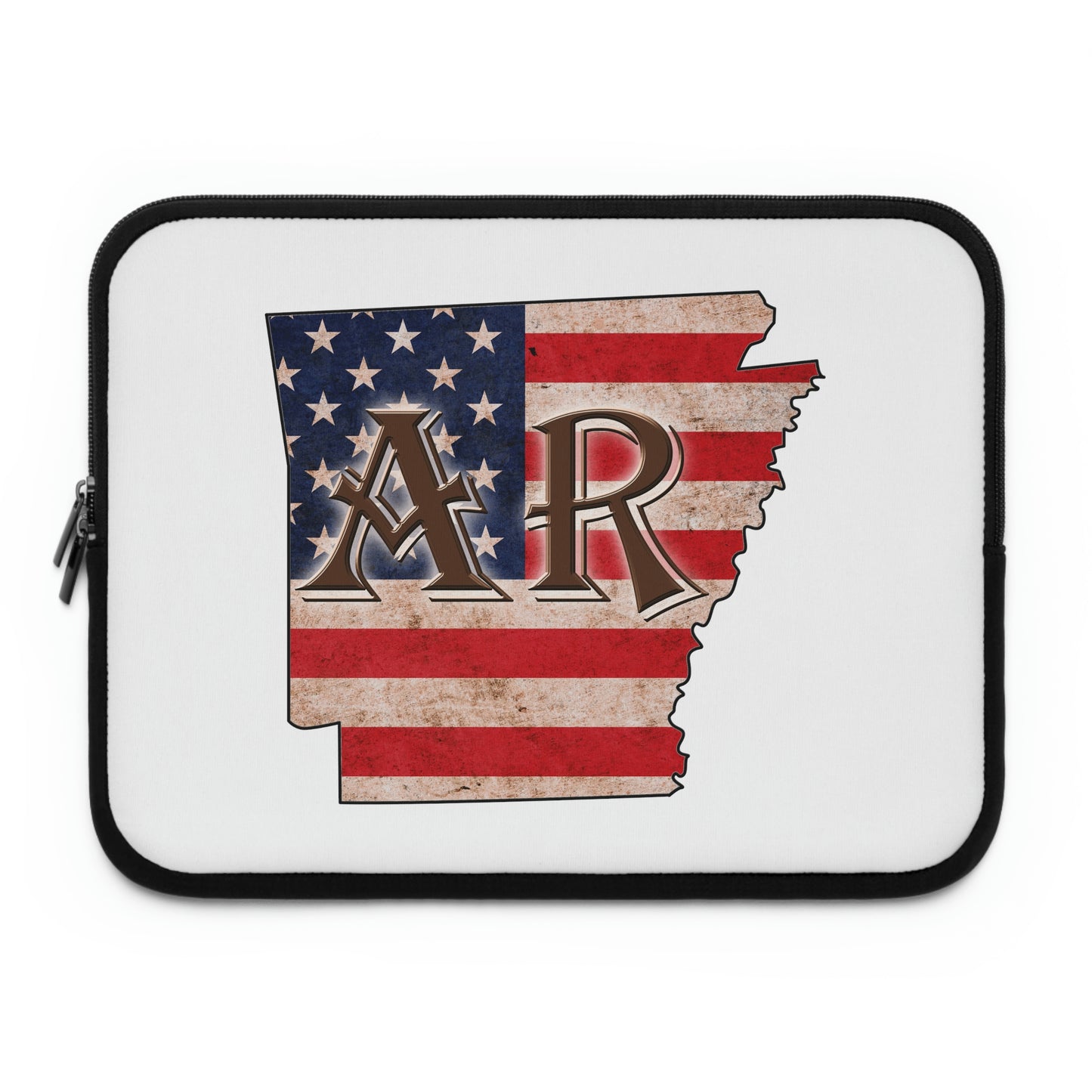 Arkansas US Flag AR Laptop Sleeve