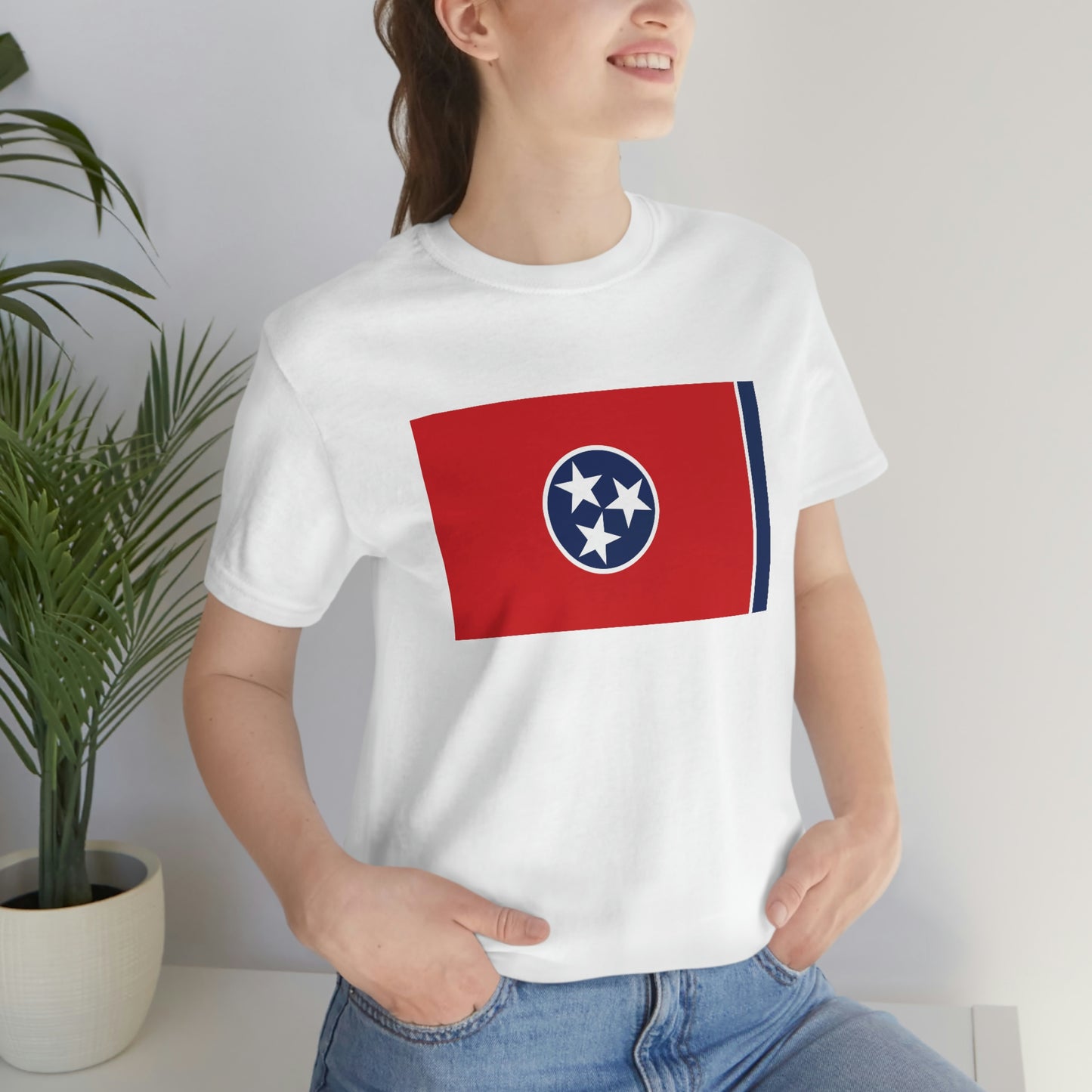 Tennessee Flag Unisex Jersey Short Sleeve Tee Tshirt T-shirt