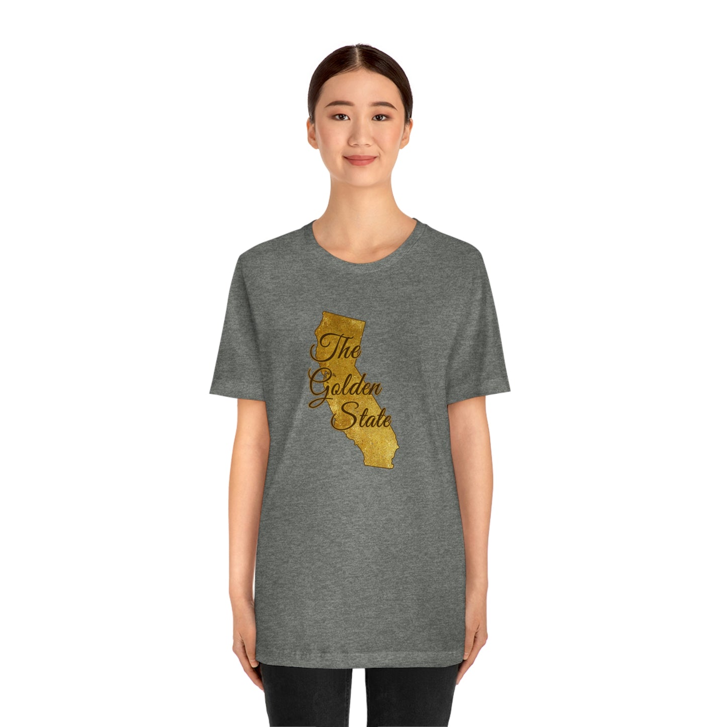 The Golden State California Unisex Jersey Short Sleeve Tee Tshirt T-shirt