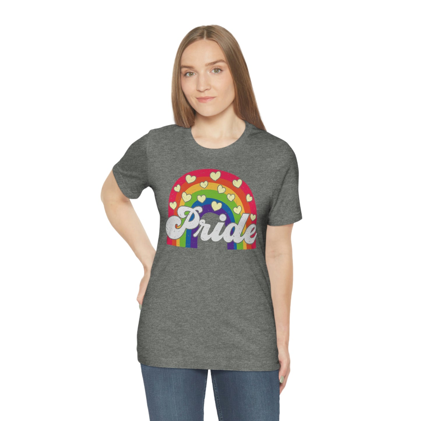 Pride Rainbow LGBTQIA Unisex Jersey Short Sleeve Tee