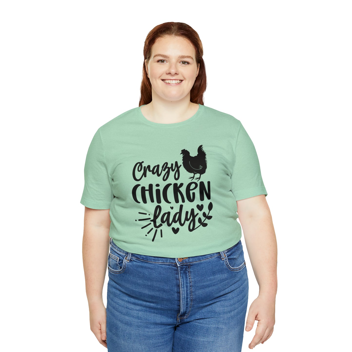 Crazy Chicken Lady Short Sleeve T-shirt