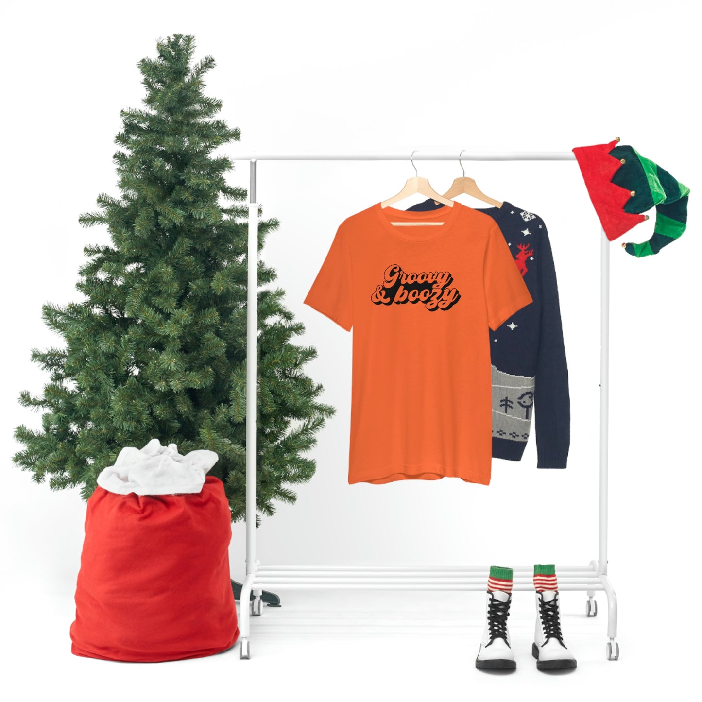 Groovy and Boozy Unisex Jersey Short Sleeve Tee