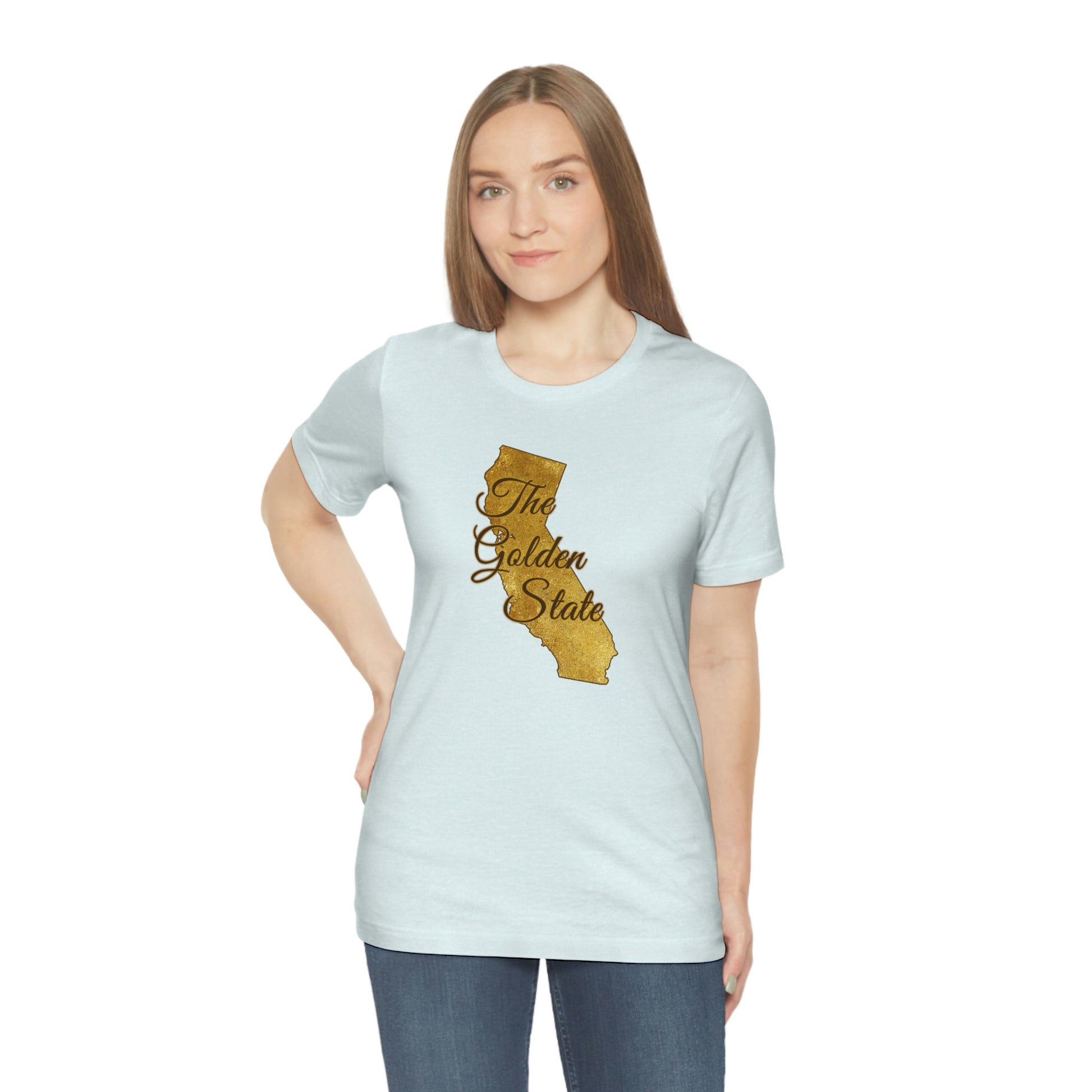 The Golden State California Unisex Jersey Short Sleeve Tee Tshirt T-shirt