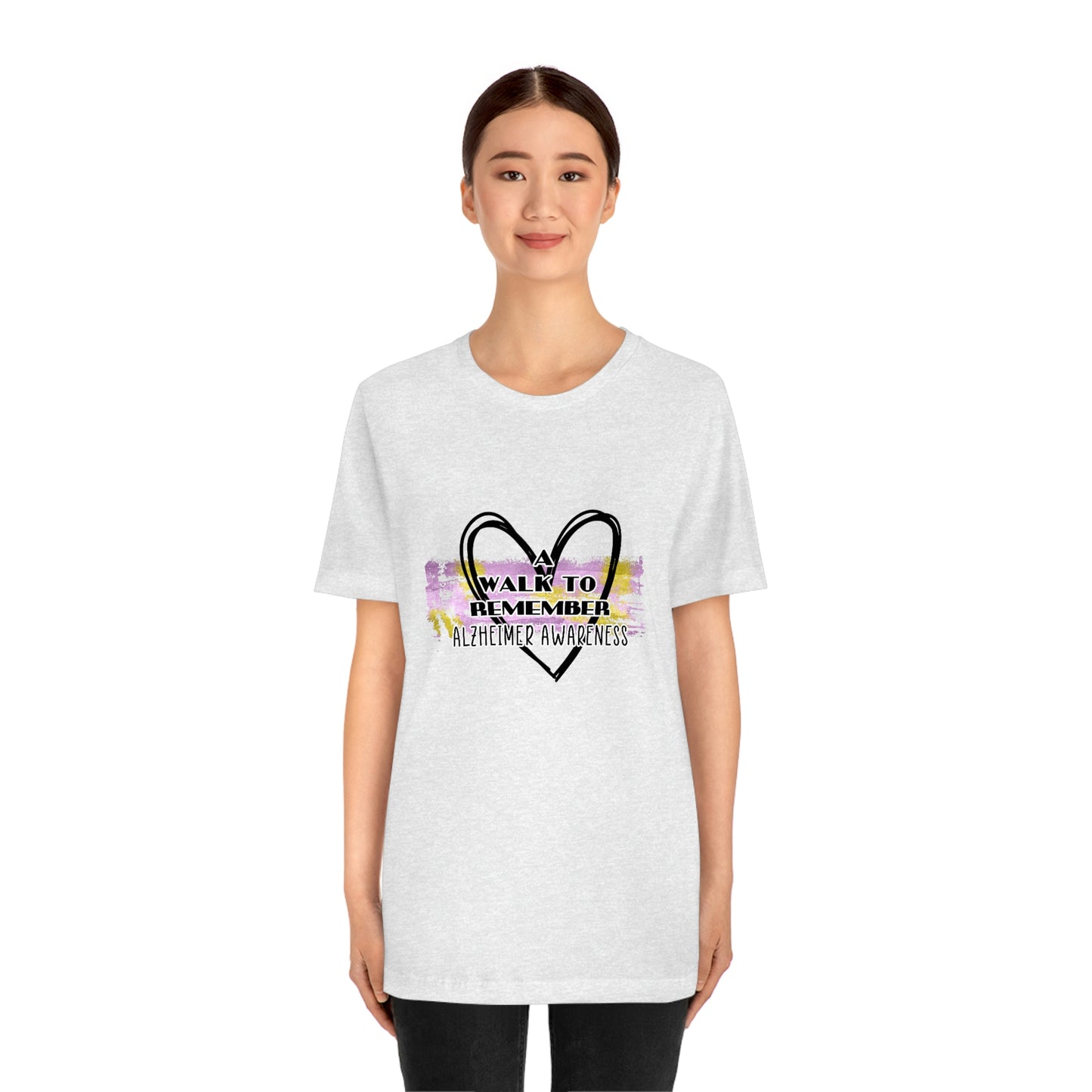 A Walk to Remember Alzheimer Awareness Unisex Jersey Short Sleeve Tee Tshirt T-shirt