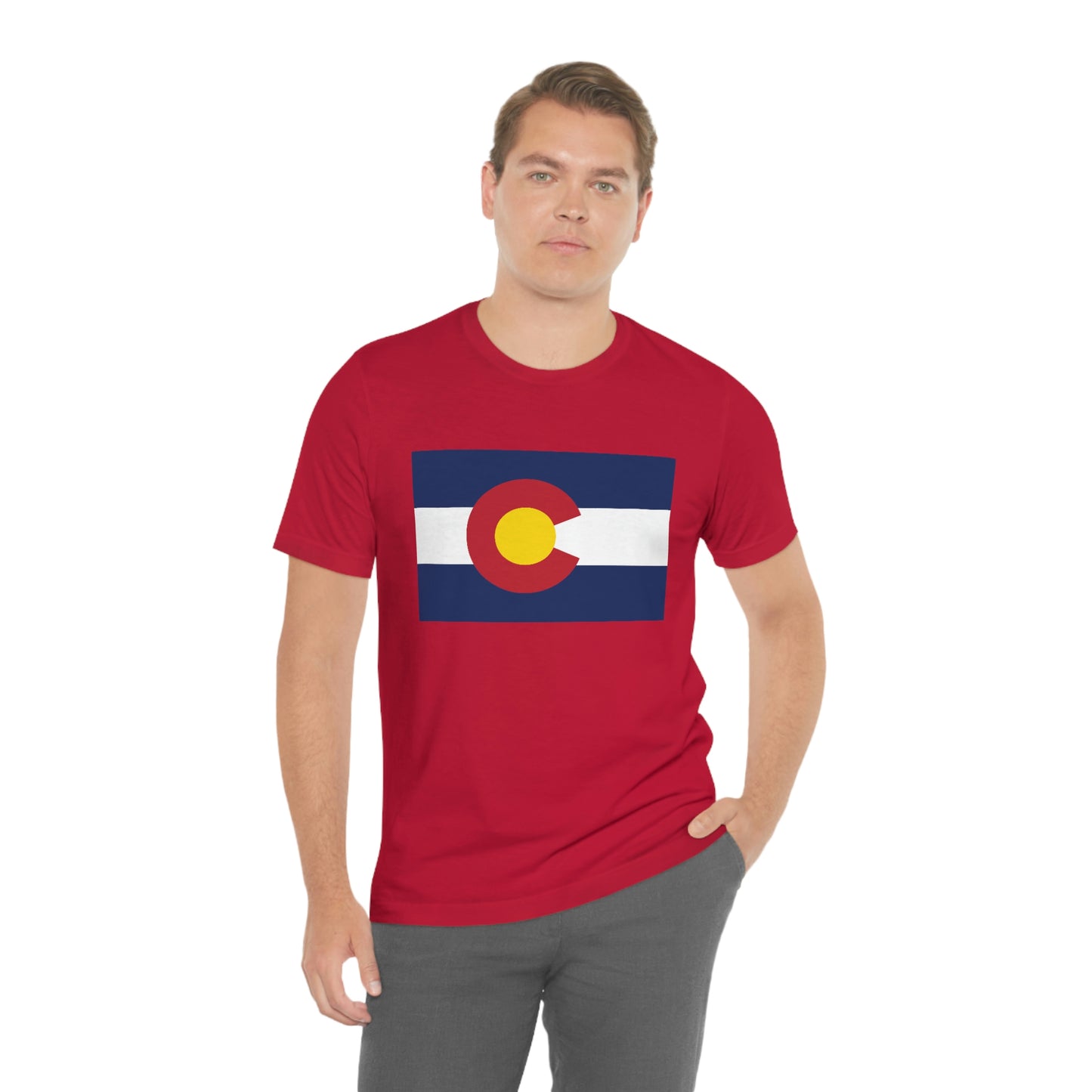 Colorado Flag Unisex Jersey Short Sleeve Tee Tshirt T-shirt