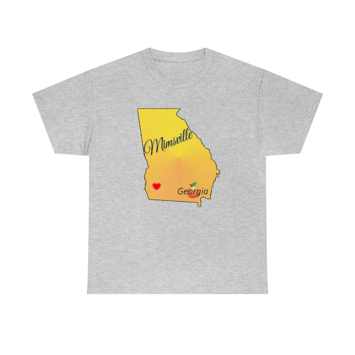Mimsville Georgia Unisex Heavy Cotton Tee