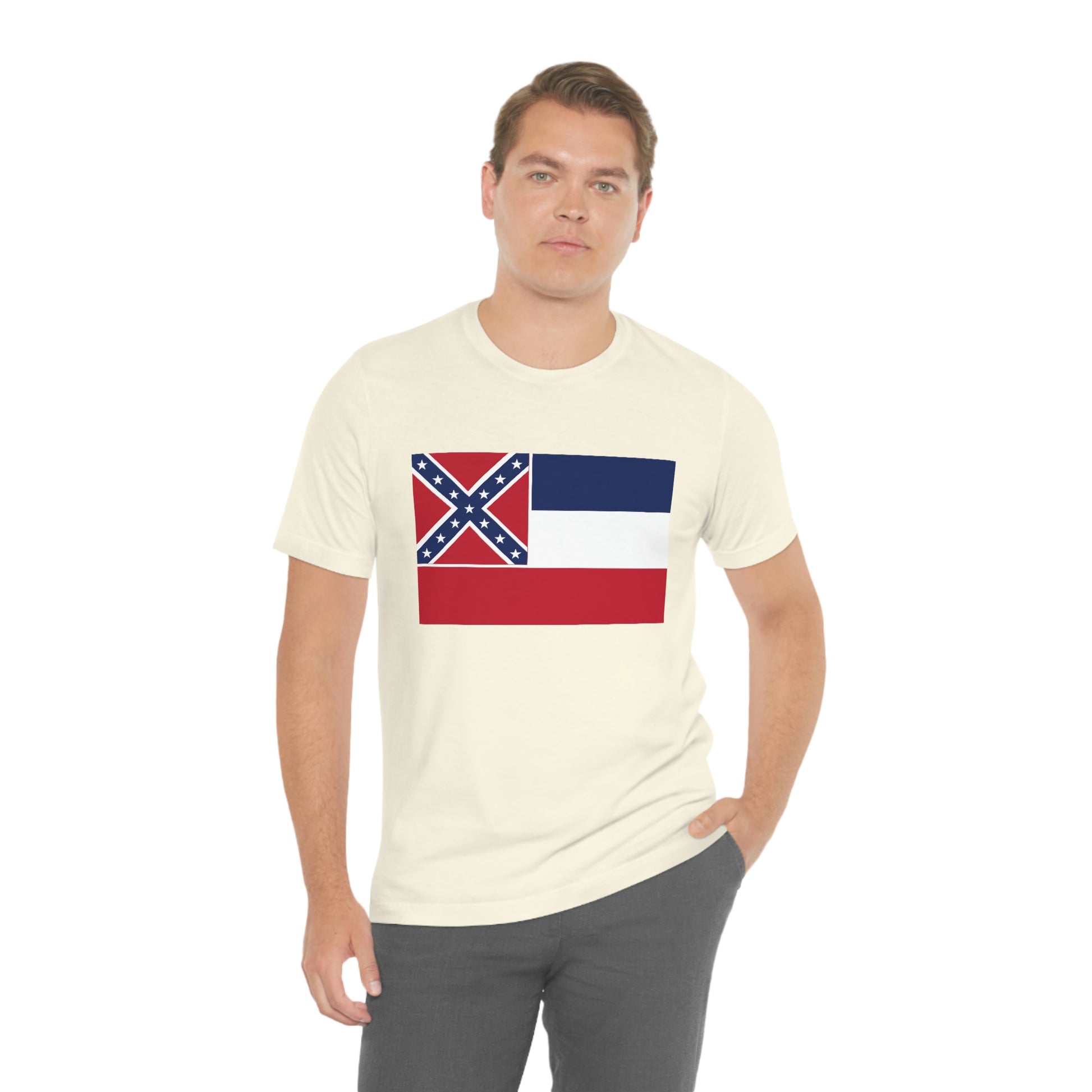 Mississippi Flag Unisex Jersey Short Sleeve Tee Tshirt T-shirt