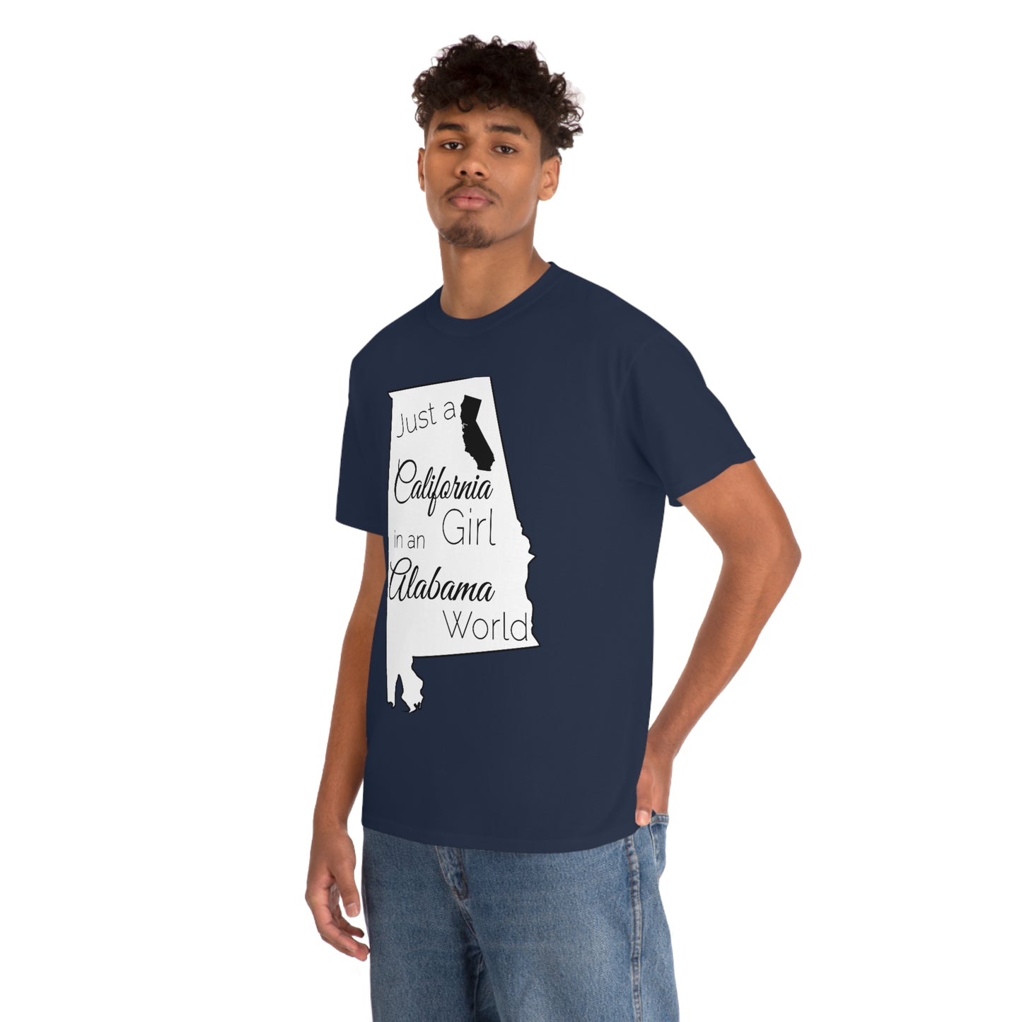 Just a California Girl in an Alabama World Unisex Heavy Cotton Tee
