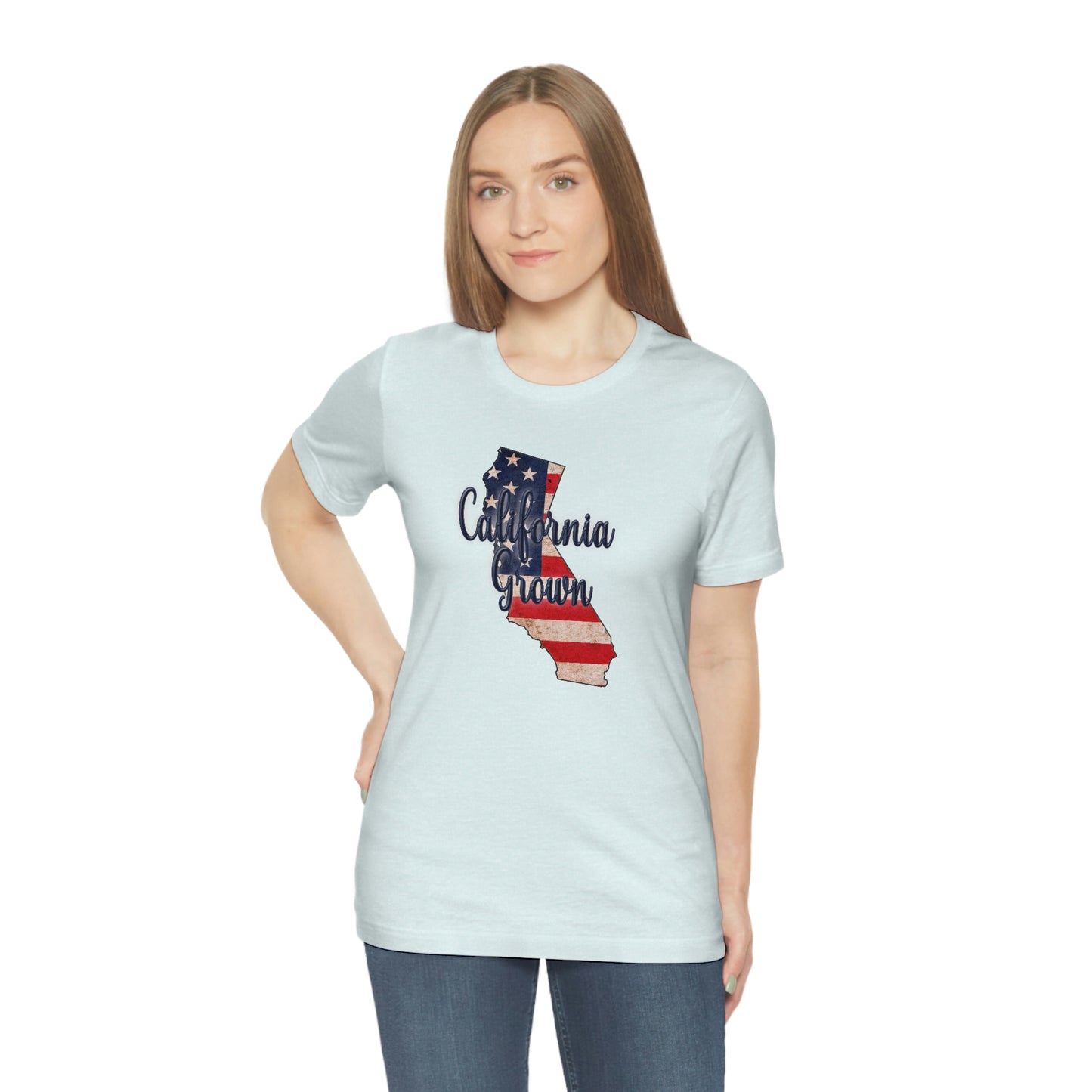 California US Flag Unisex Jersey Short Sleeve Tee Tshirt T-shirt