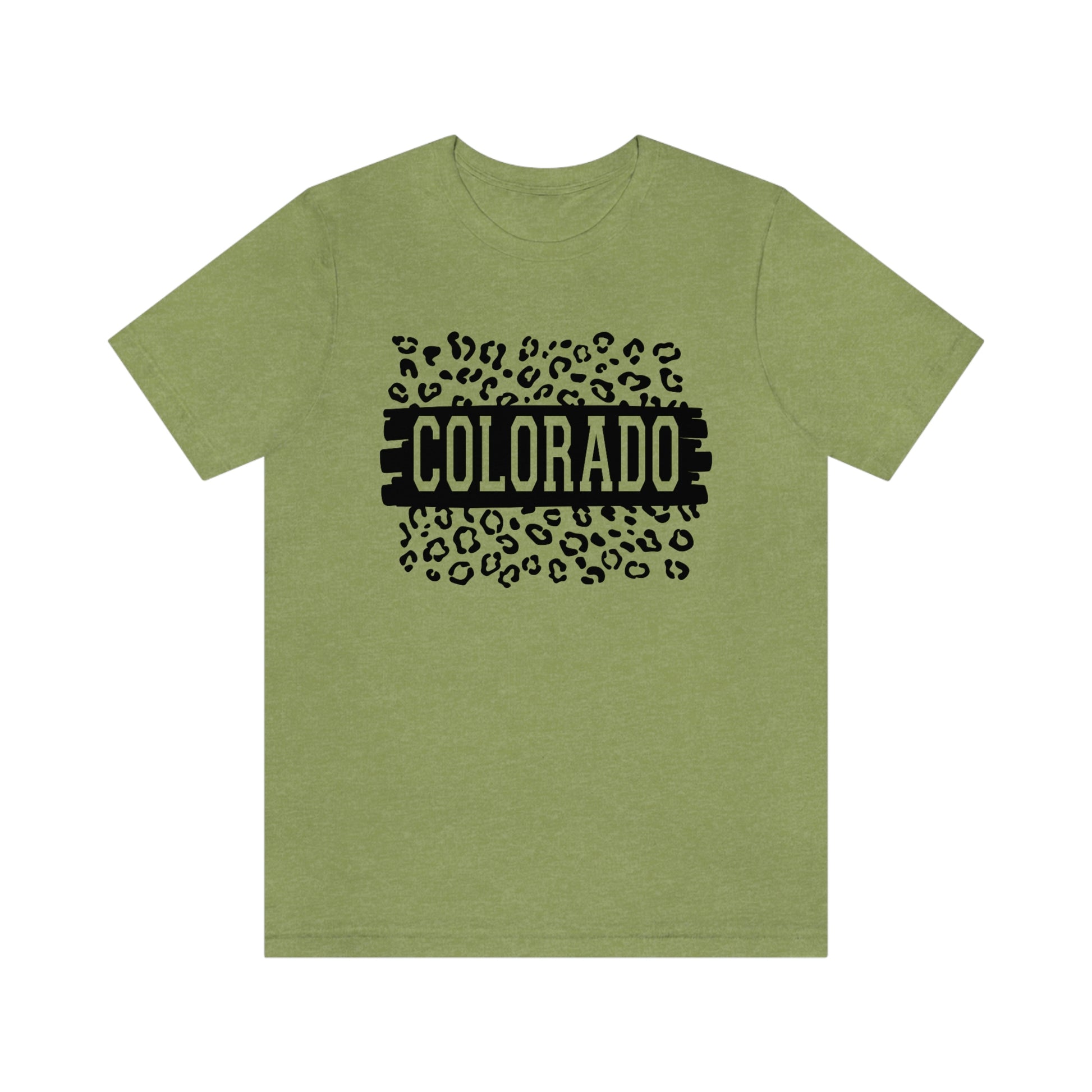 Colorado Leopard Print Unisex Jersey Short Sleeve Tee Tshirt T-shirt