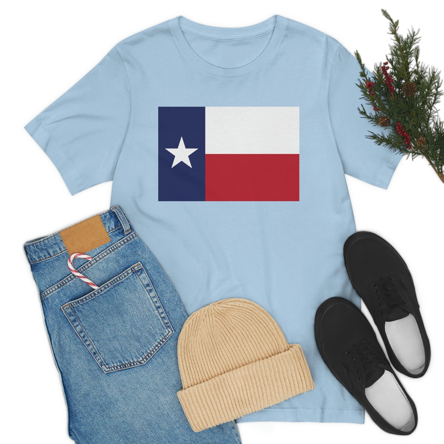 Texas Flag Unisex Jersey Short Sleeve Tee Tshirt T-shirt