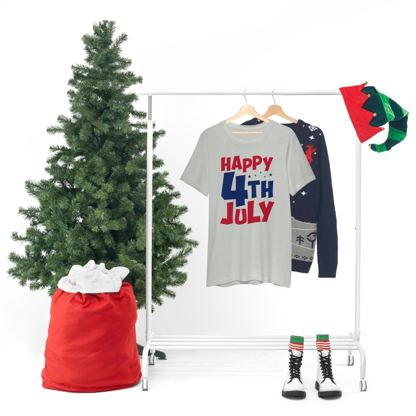 Happy 4th of July Unisex Jersey Short Sleeve Tee