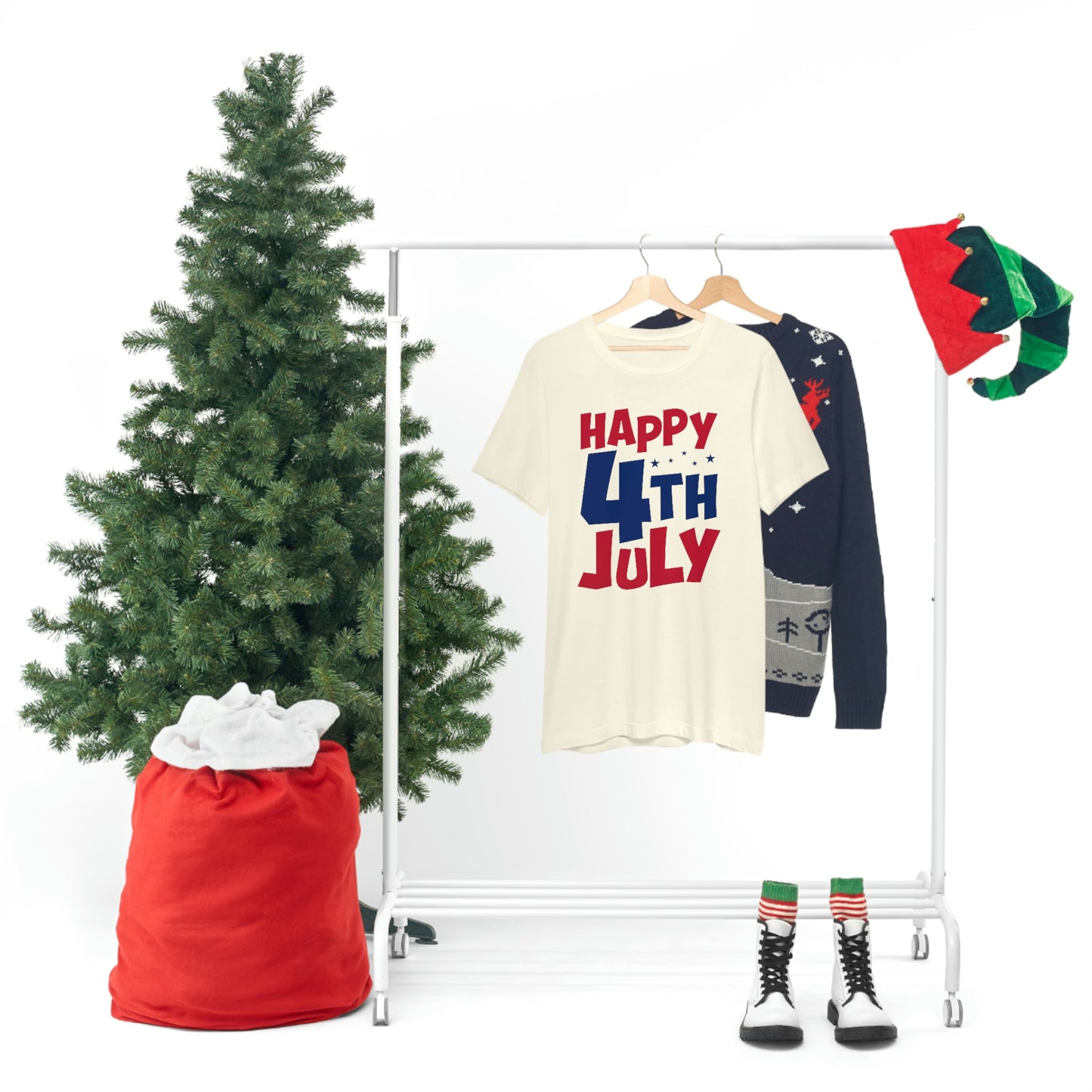 Happy 4th of July Unisex Jersey Short Sleeve Tee
