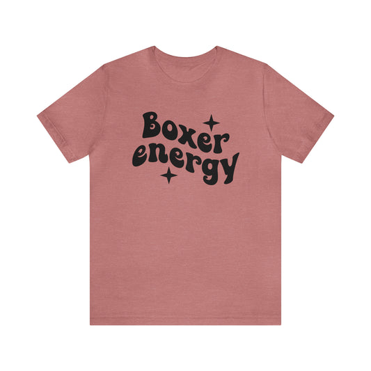 Boxer Energy Dog Short Sleeve T-shirt