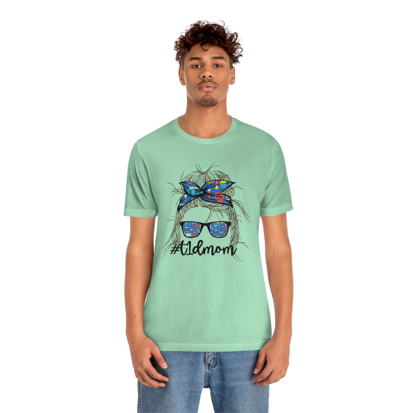 T1D Mom Diabetes Awareness tshirt t-shirt tee