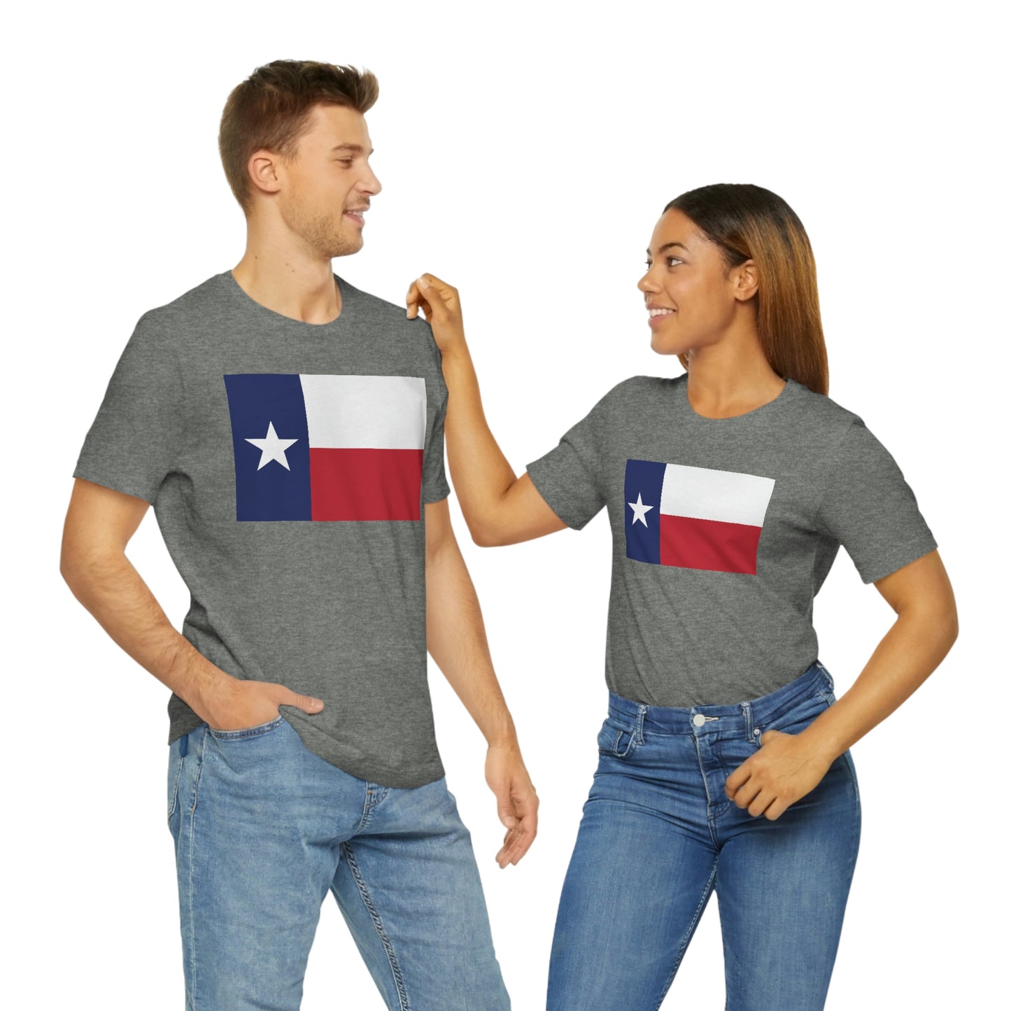 Texas Flag Unisex Jersey Short Sleeve Tee Tshirt T-shirt