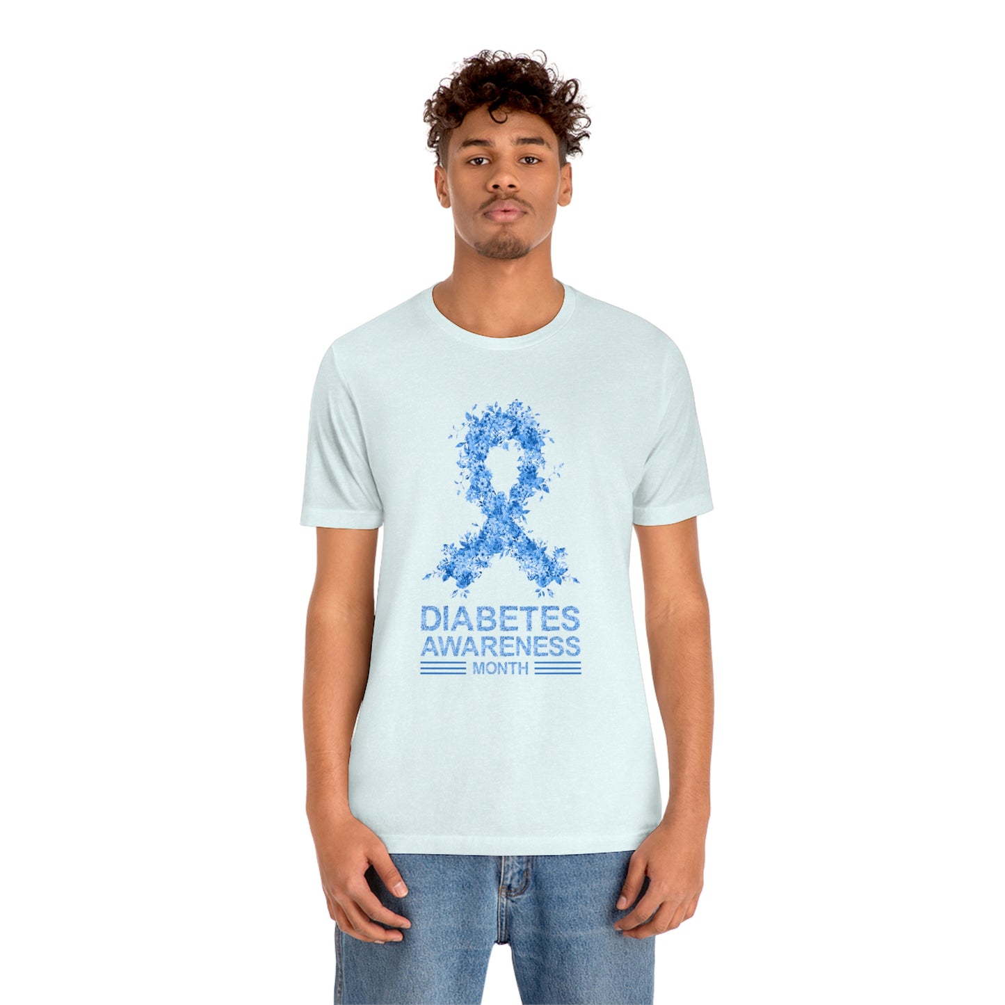 Diabetes Awareness Month Print Unisex Jersey Short Sleeve Tee