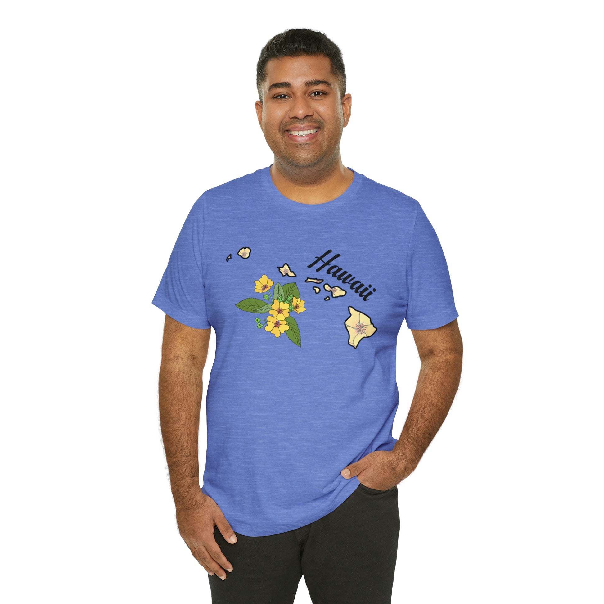Hawaii State Flower Short Sleeve T-shirt