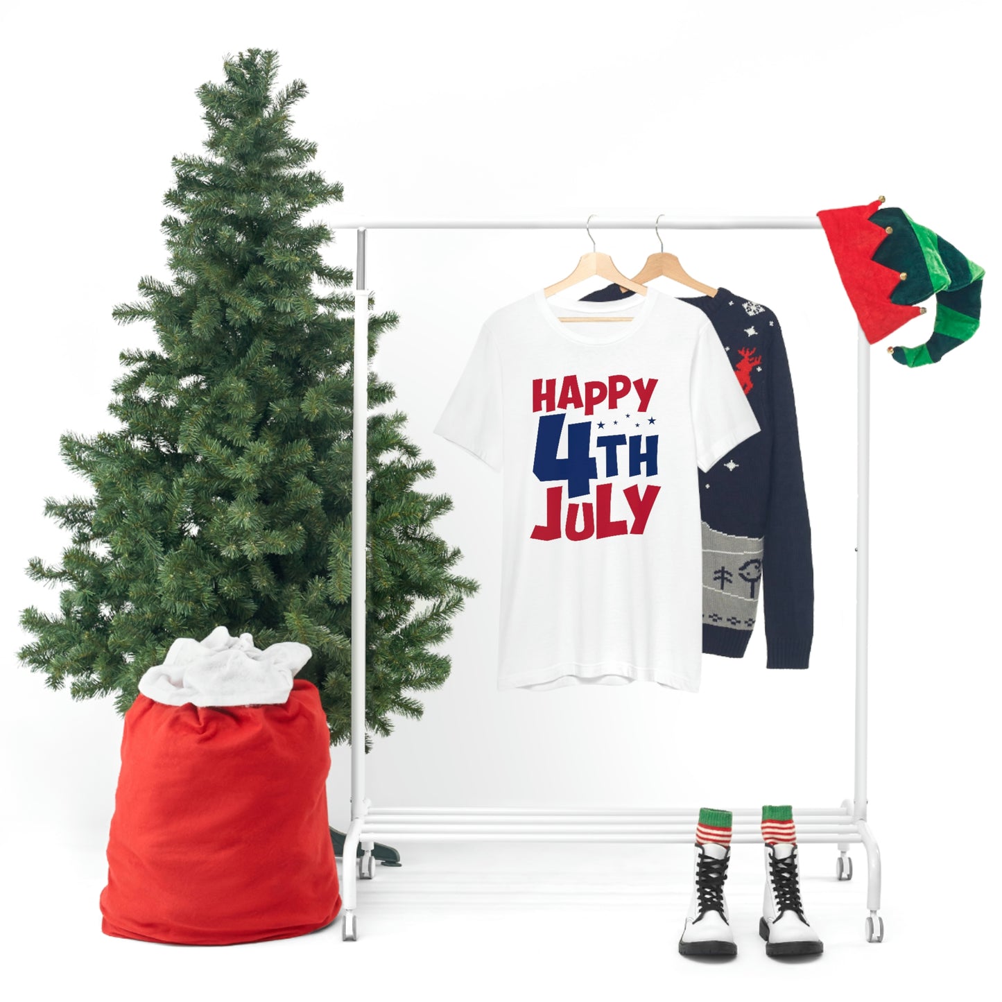 Happy 4th of July Unisex Jersey Short Sleeve Tee