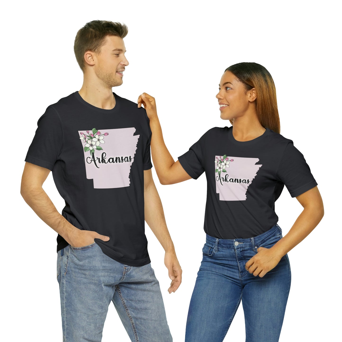 Arkansas State Flower Short Sleeve T-shirt