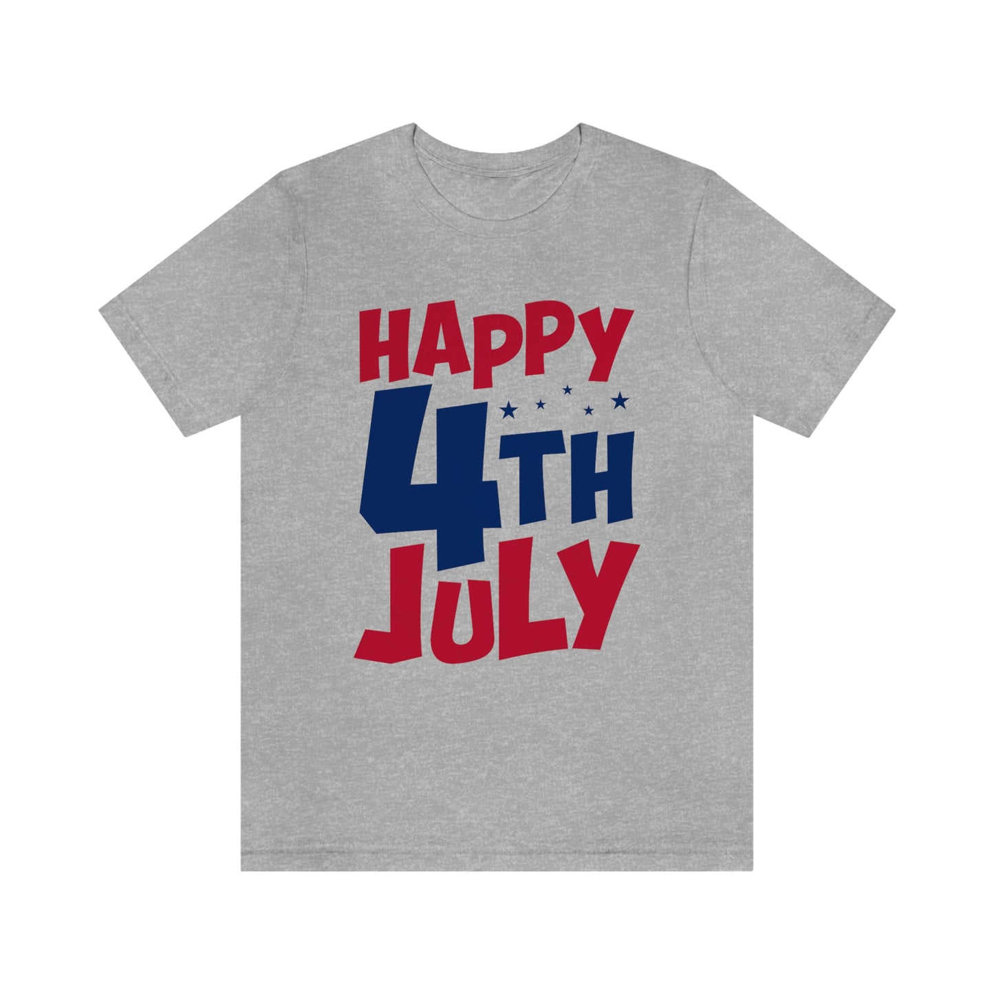 Happy 4th of July Unisex Jersey Short Sleeve Tee