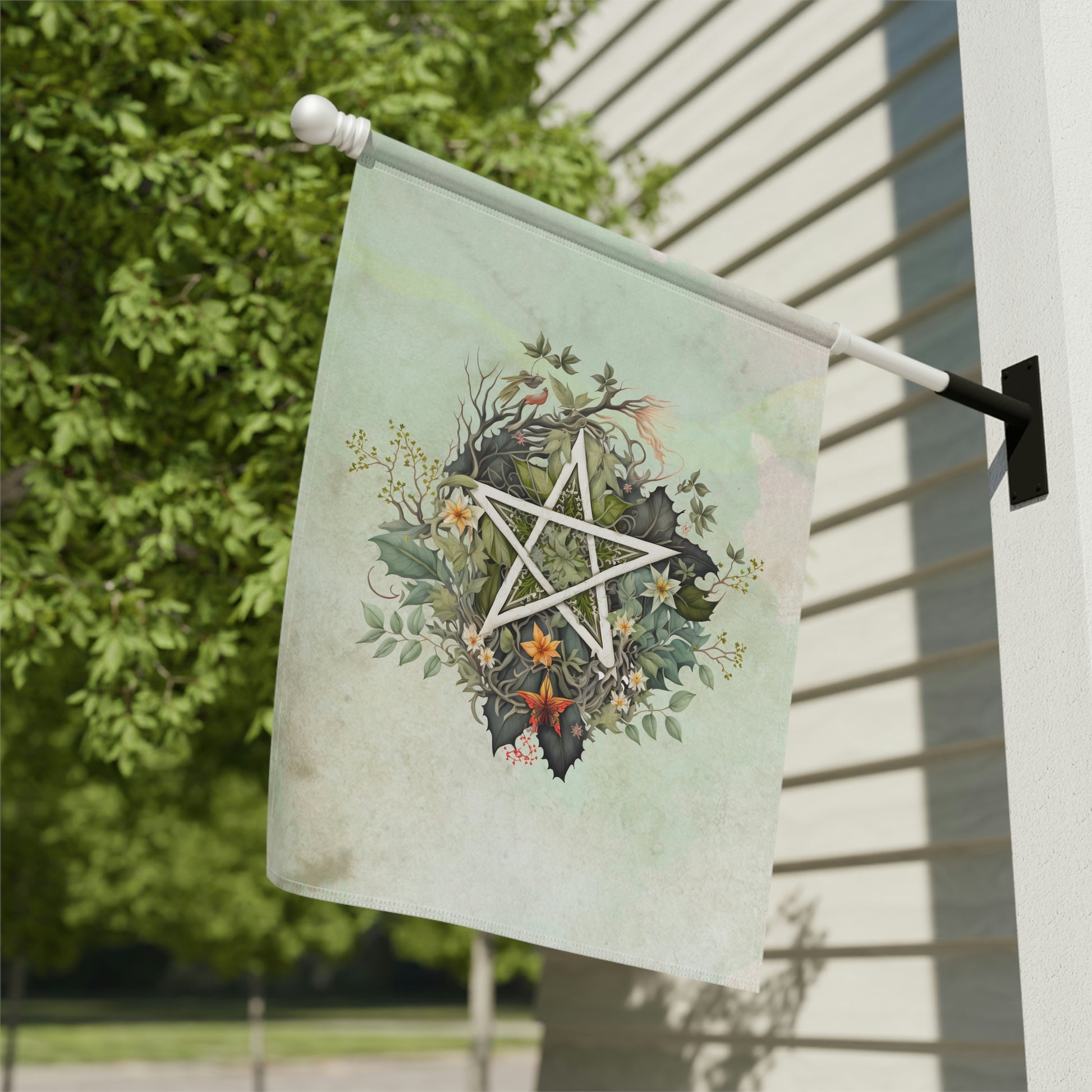 Spring Pentagram Garden & House Banner