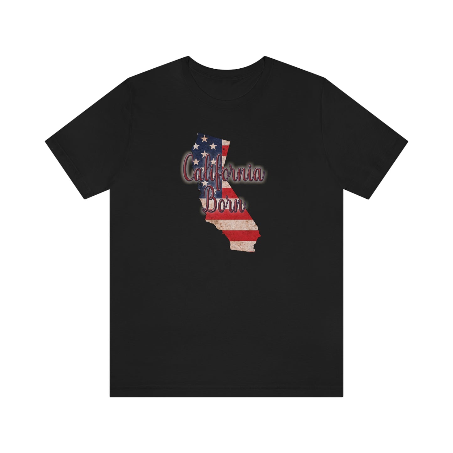 California US Flag Unisex Jersey Short Sleeve Tee Tshirt T-shirt
