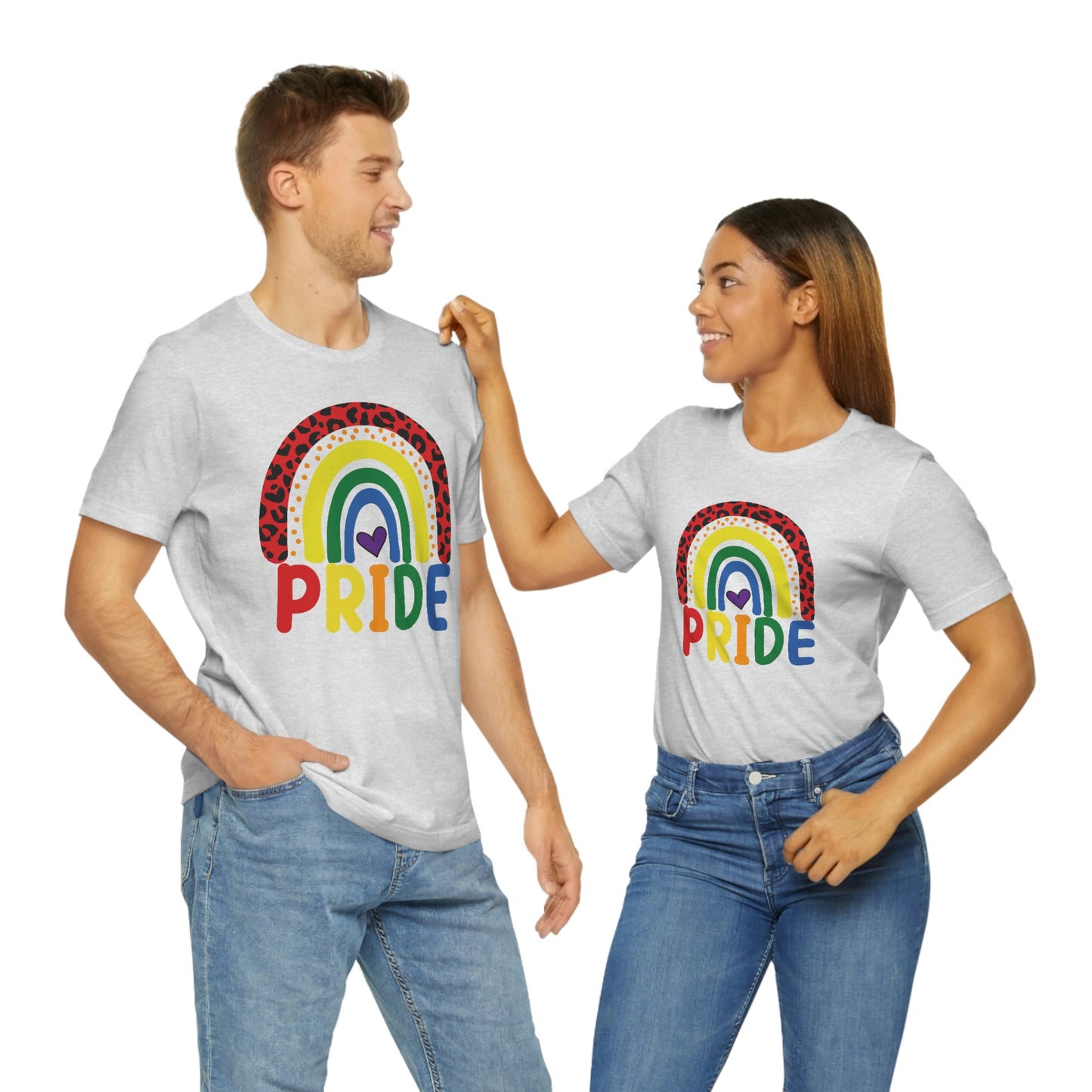 LGBTQIA Awareness Pride Print Unisex Jersey Short Sleeve Tee