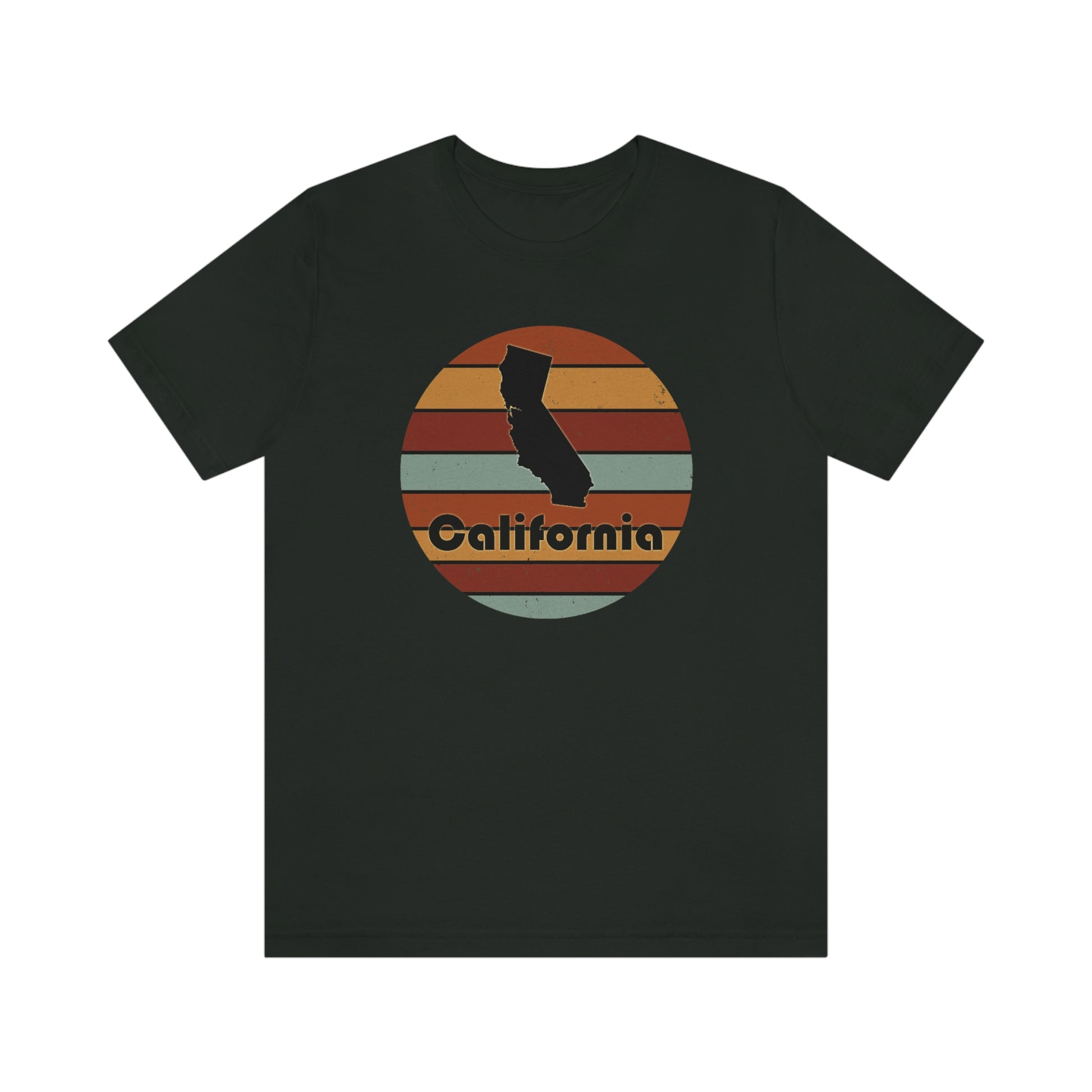 California Retro Sunset Unisex Jersey Short Sleeve Tee Tshirt T-shirt