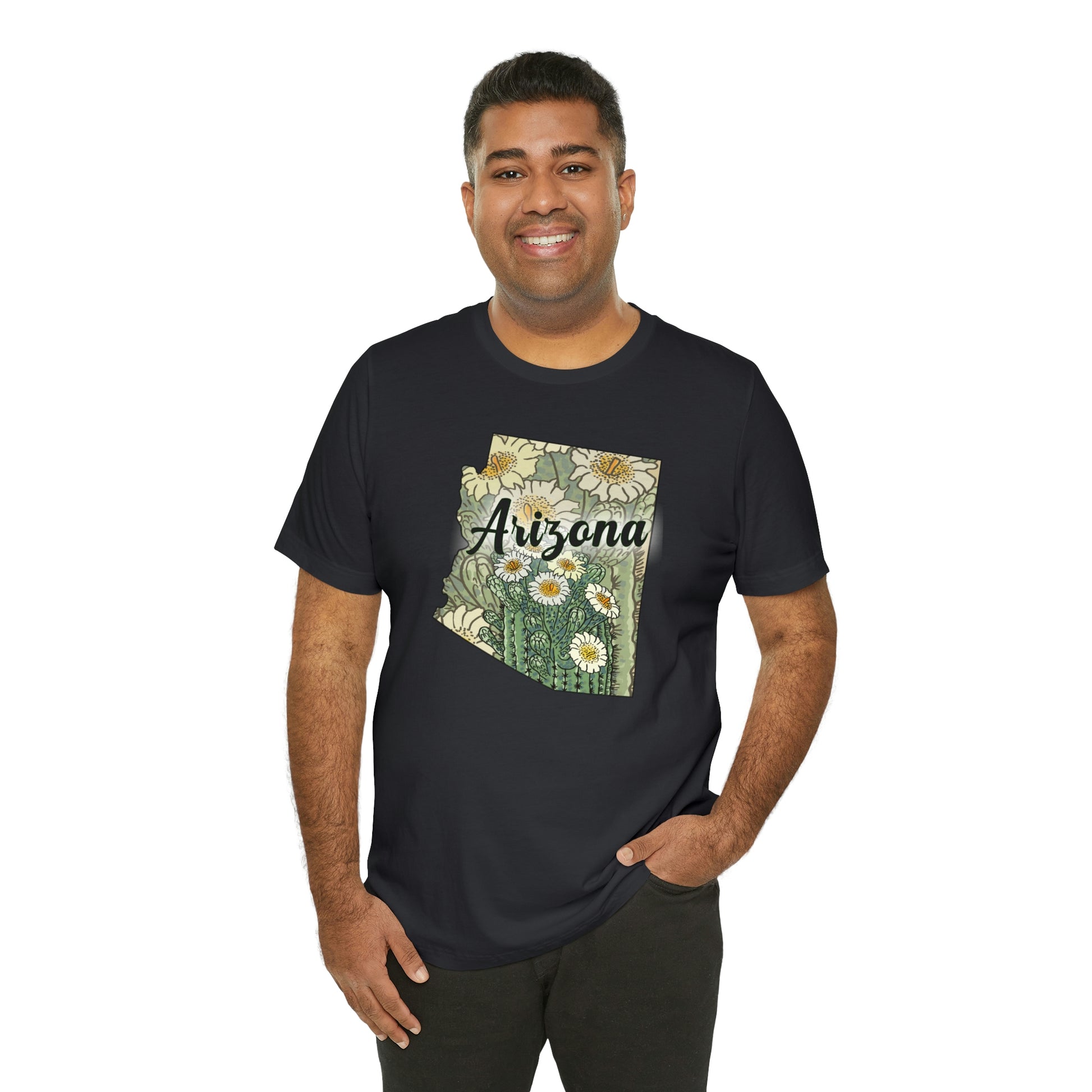 Arizona State Flower Short Sleeve T-shirt