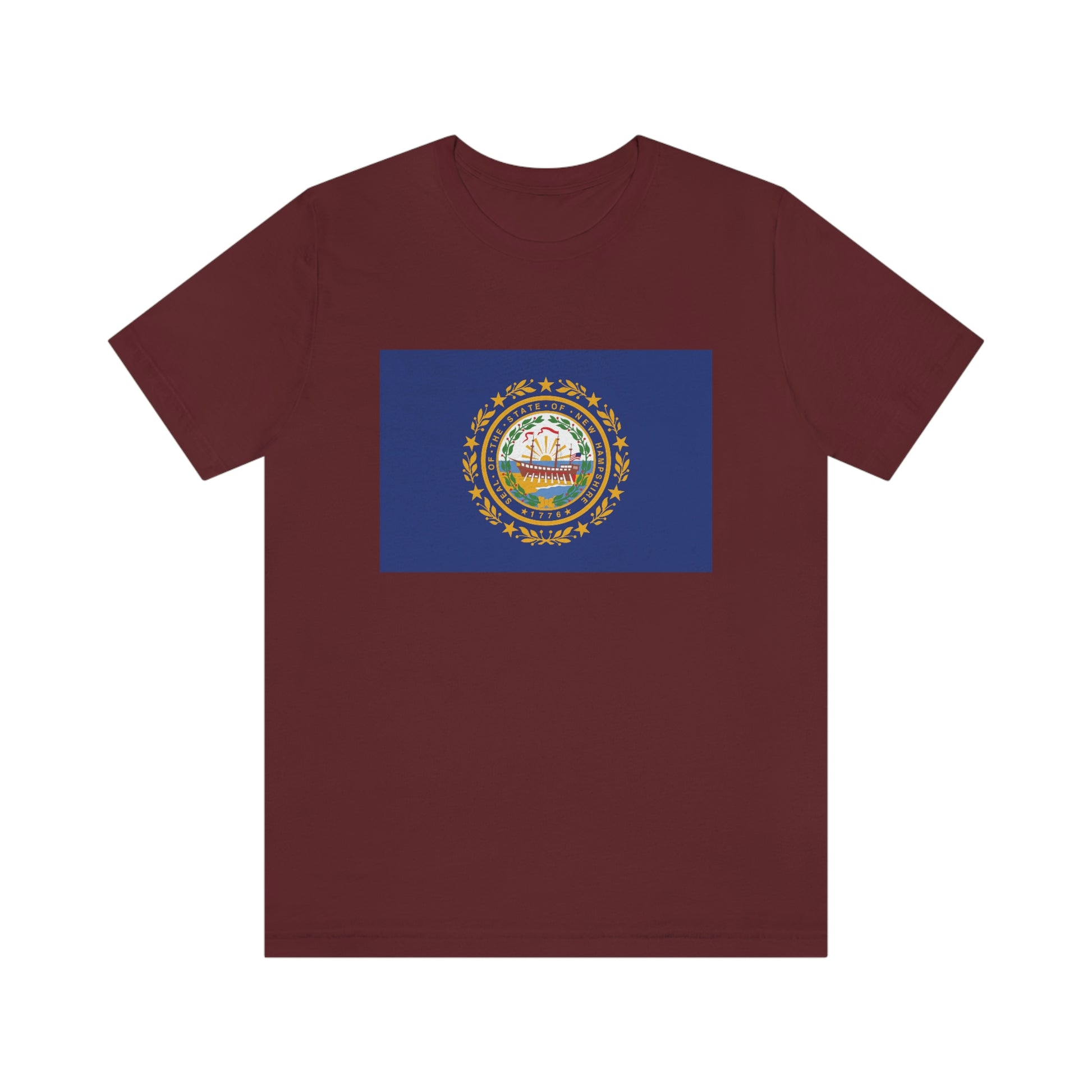 New Hampshire Flag Unisex Jersey Short Sleeve Tee Tshirt T-shirt
