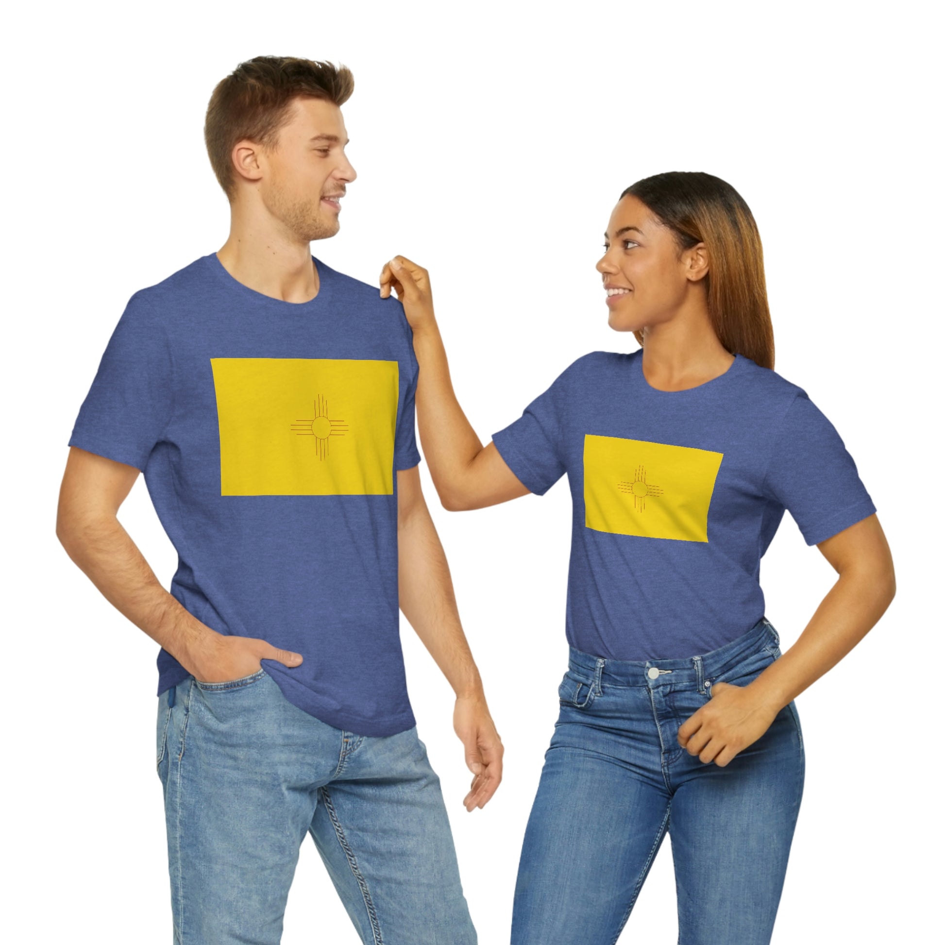 New Mexico Flag Unisex Jersey Short Sleeve Tee Tshirt T-shirt